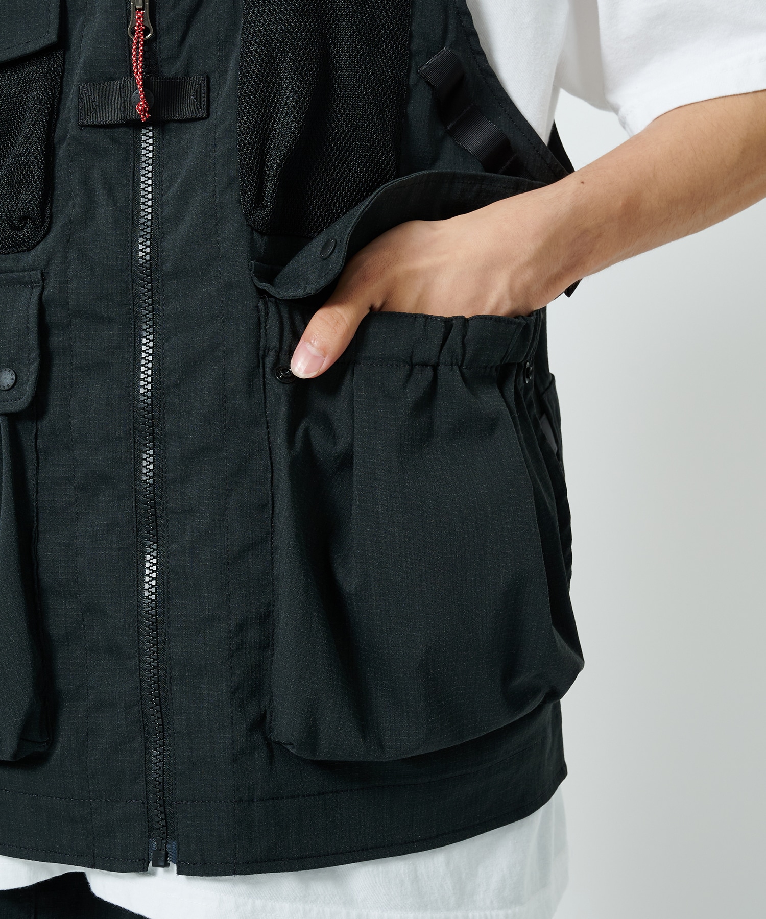 TAKIBI RIPSTOP FIELD VEST NANGA