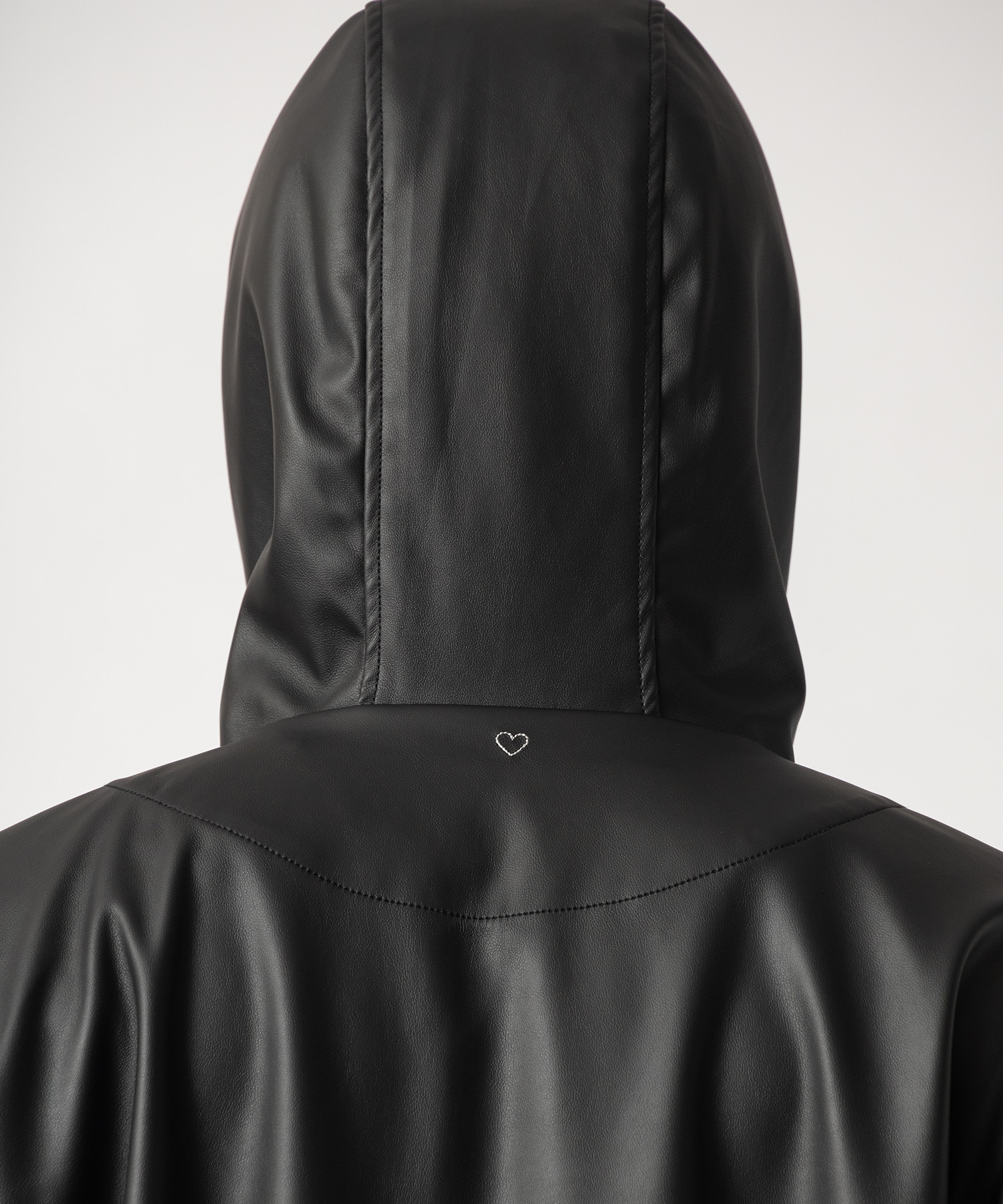 Faux Leather Hoodie BASICKS