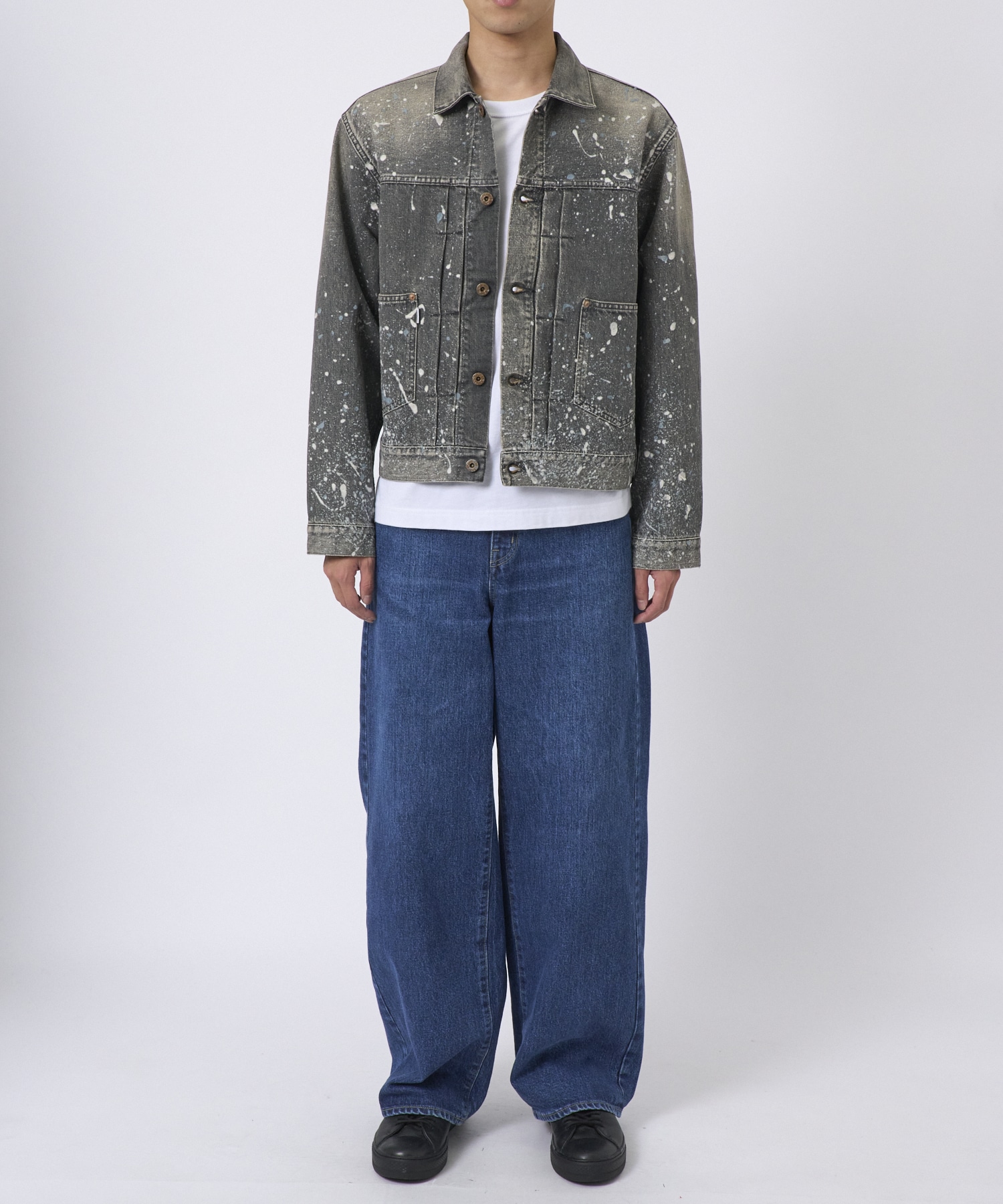 MOLDED DENIM JACKET SUGARHILL