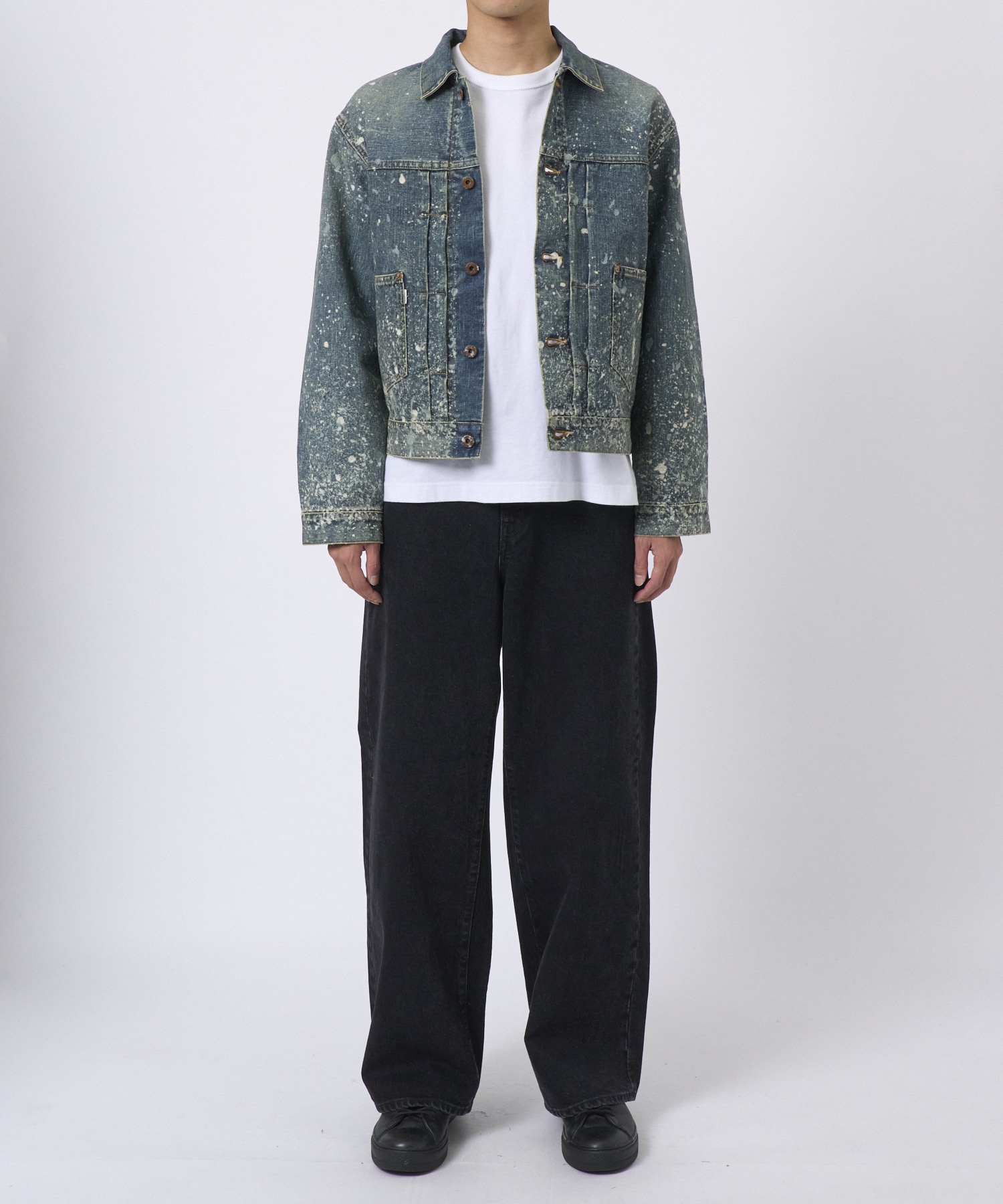 MOLDED DENIM JACKET SUGARHILL