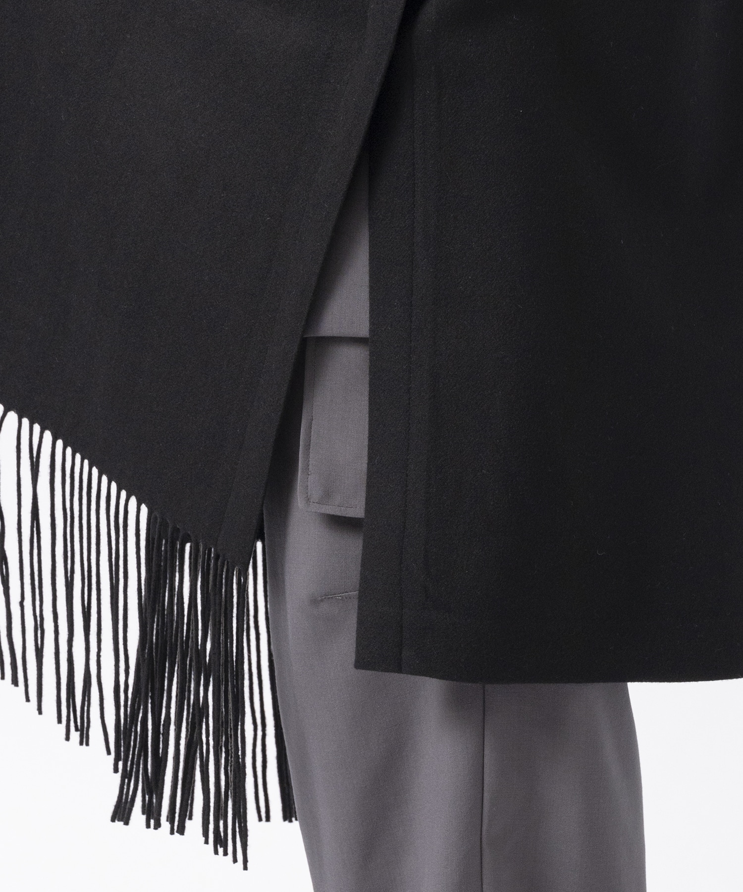 Side Slit Fringe Long JKT UJOH HOMME