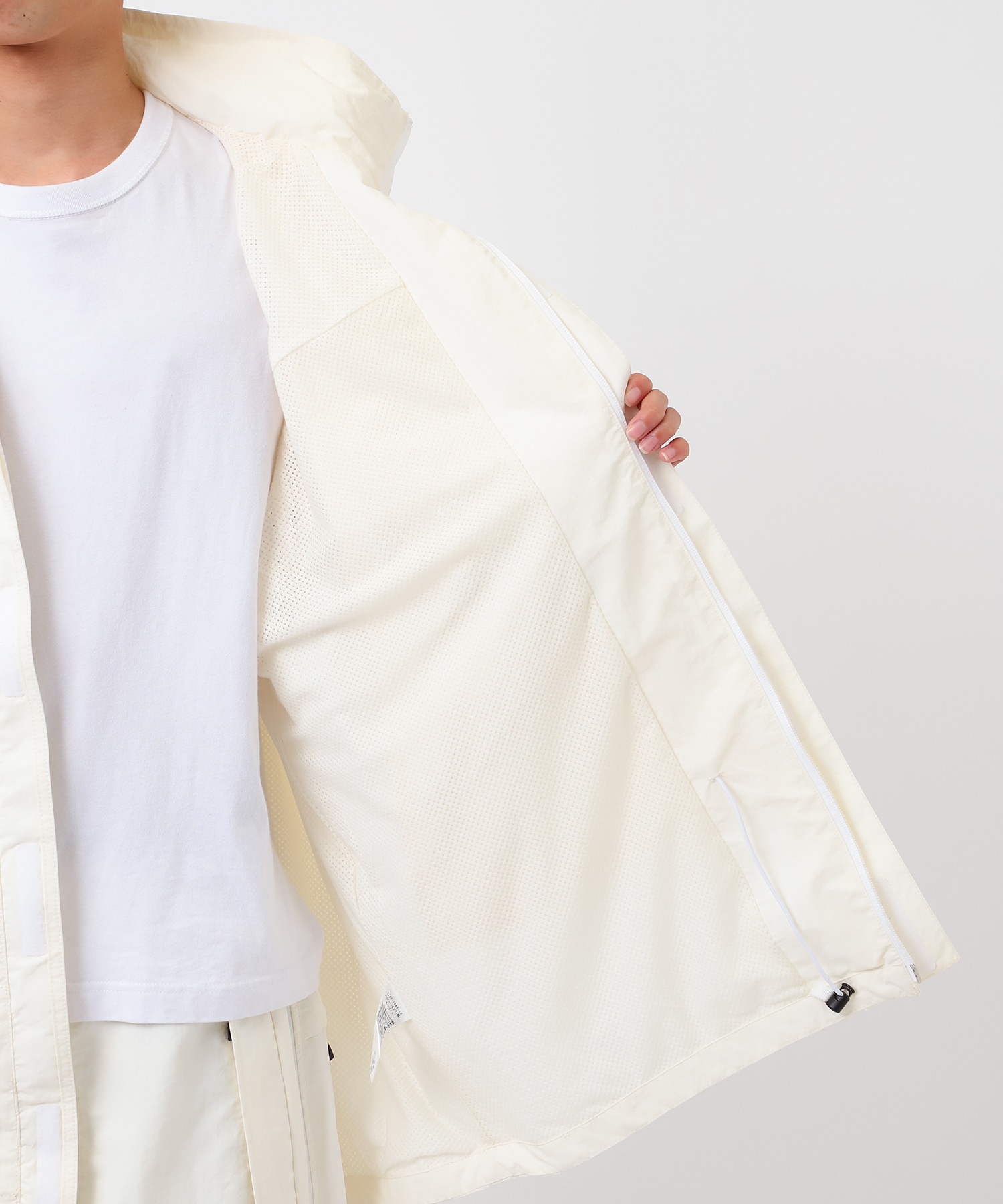 別注 9246-BL03-014 HOOD JACKET WHITE EDITION N.HOOLYWOOD