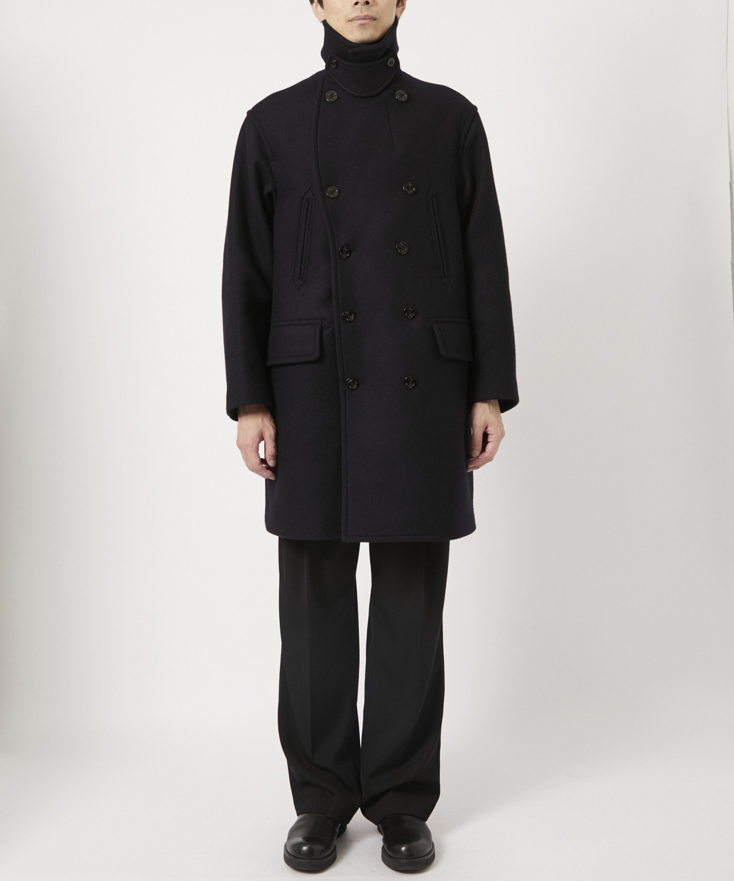 Wool Melton 10B Pea Coat 