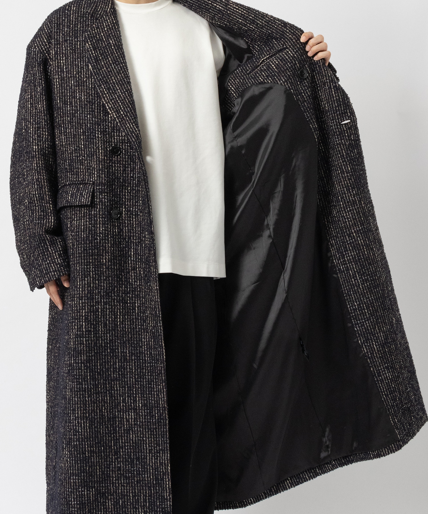 LOOP TWEED EXTREME OVER COAT JUHA