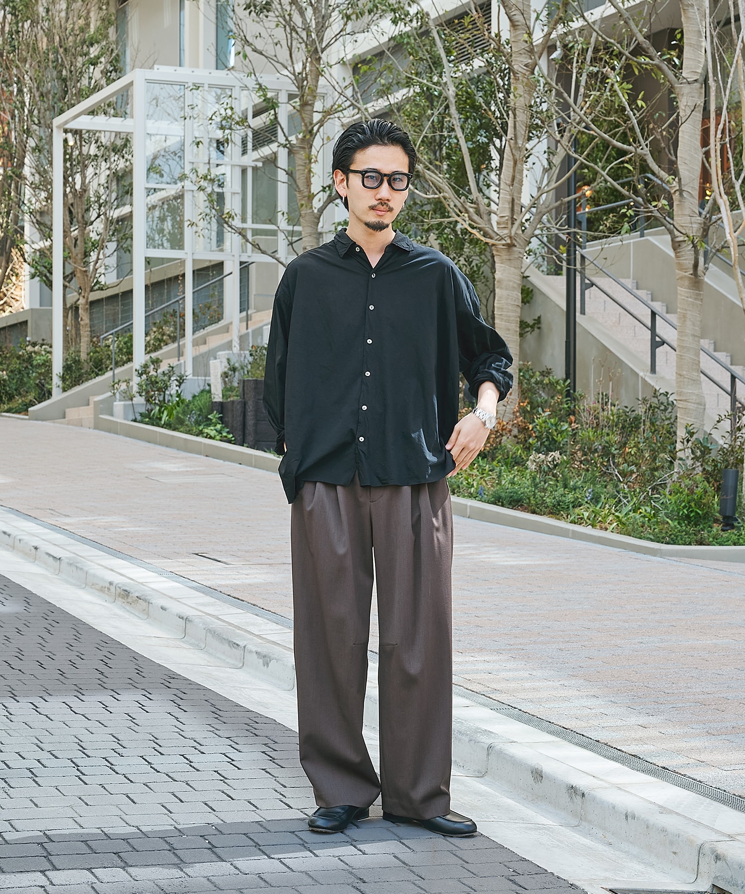 2Tuck Curve Slacks STUDIOUS