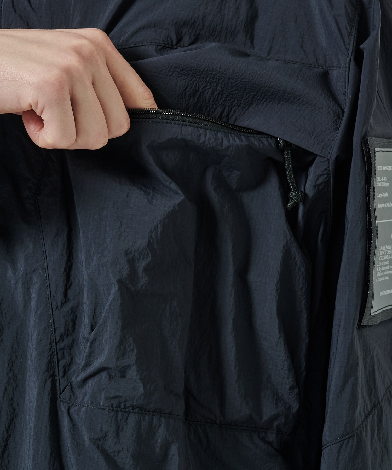 9251-BL04-003 STAND COLLAR BLOUSON N.HOOLYWOOD