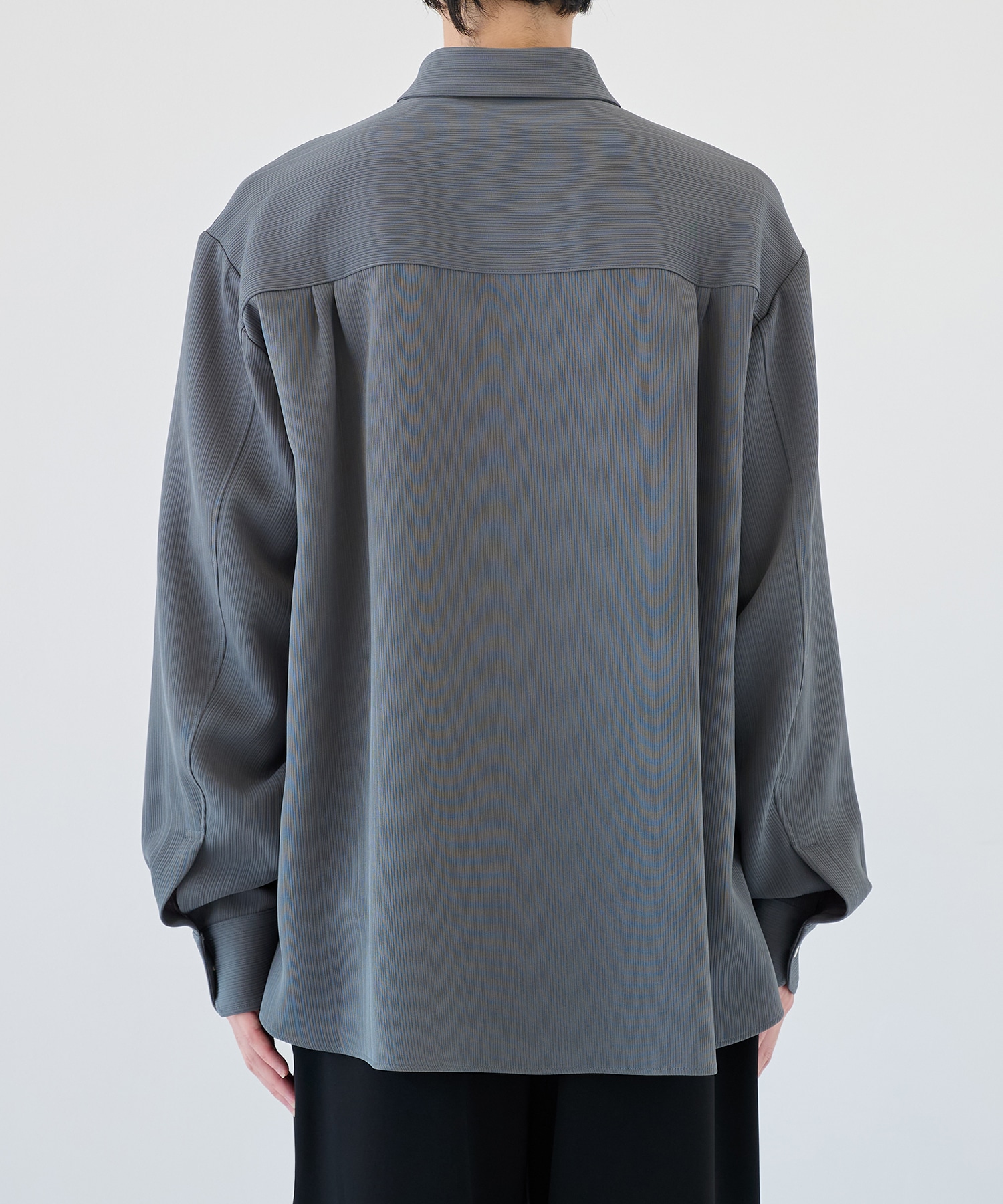別注 Minimal Pocket L/S PLEATS SHIRTS CULLNI