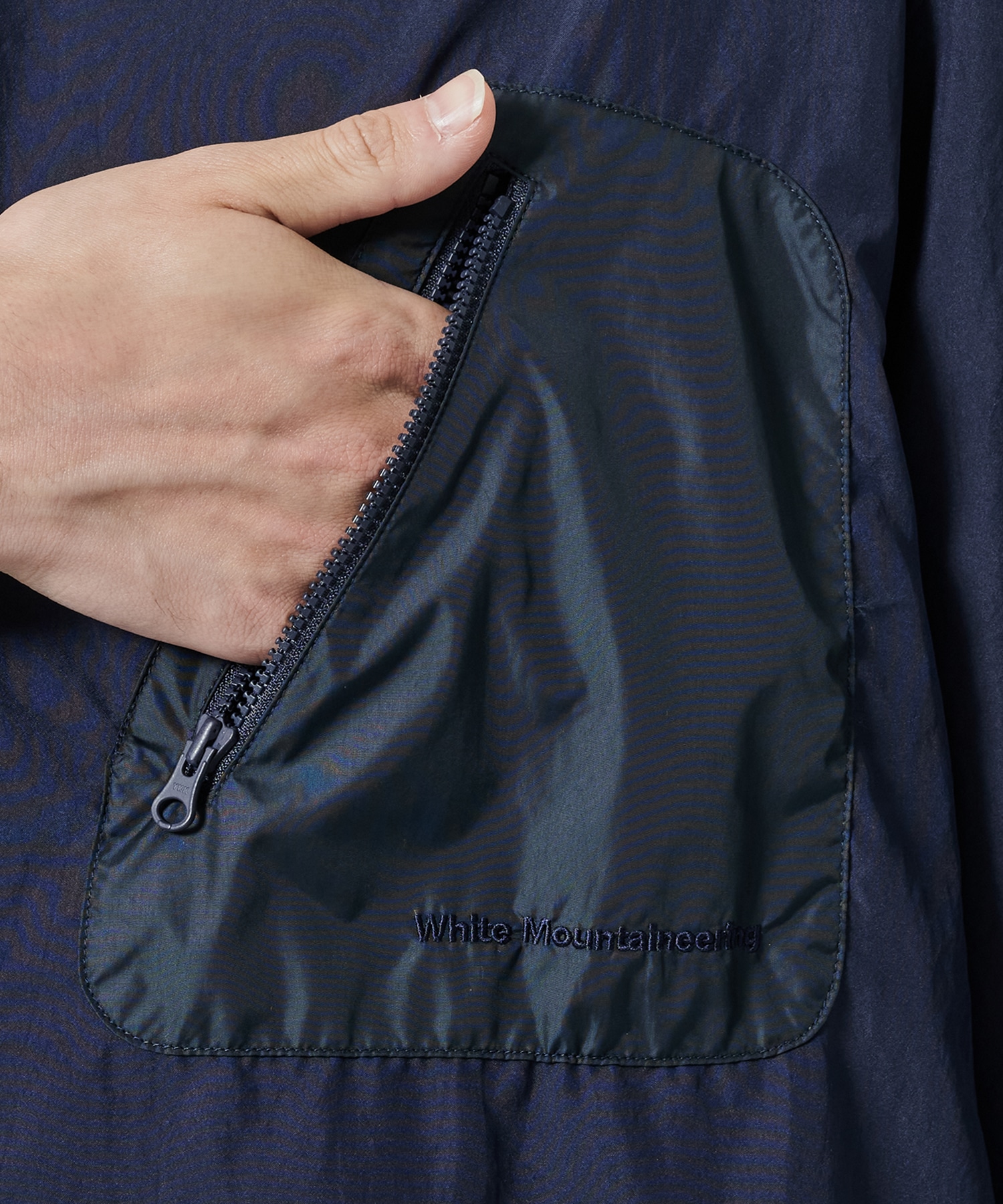 〈別注〉 DRAW CORD S/S POCKET SHIRTS White Mountaineering