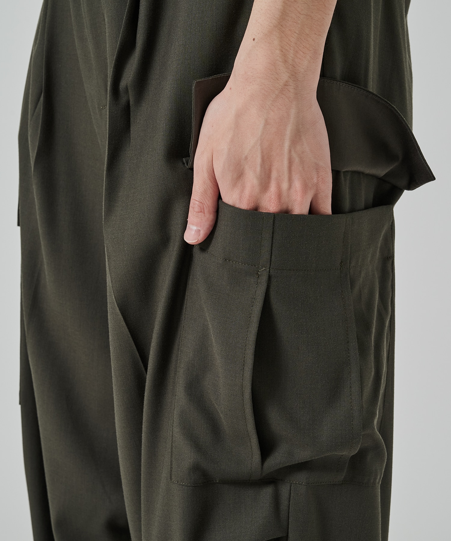 COOL WOOL CARGO PANTS STUDIOUS