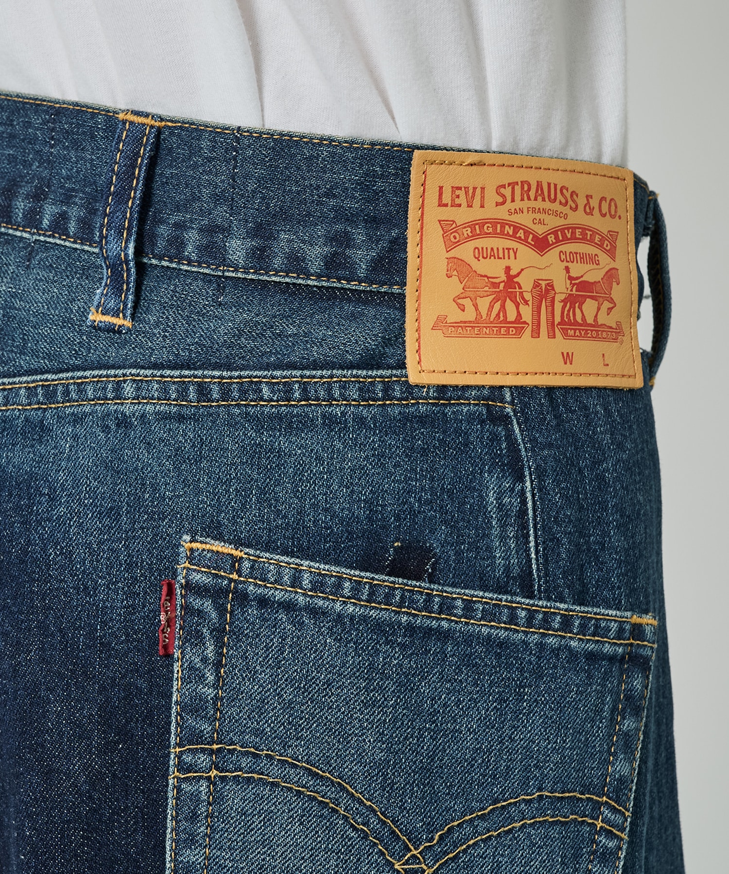 【希少品】686 LEVI’S ⑅︎ コラボ ウェア デニム生地 ネームタグ付き 2025年最新】Yahoo!オークション -686 リーバイスの中古品・新品