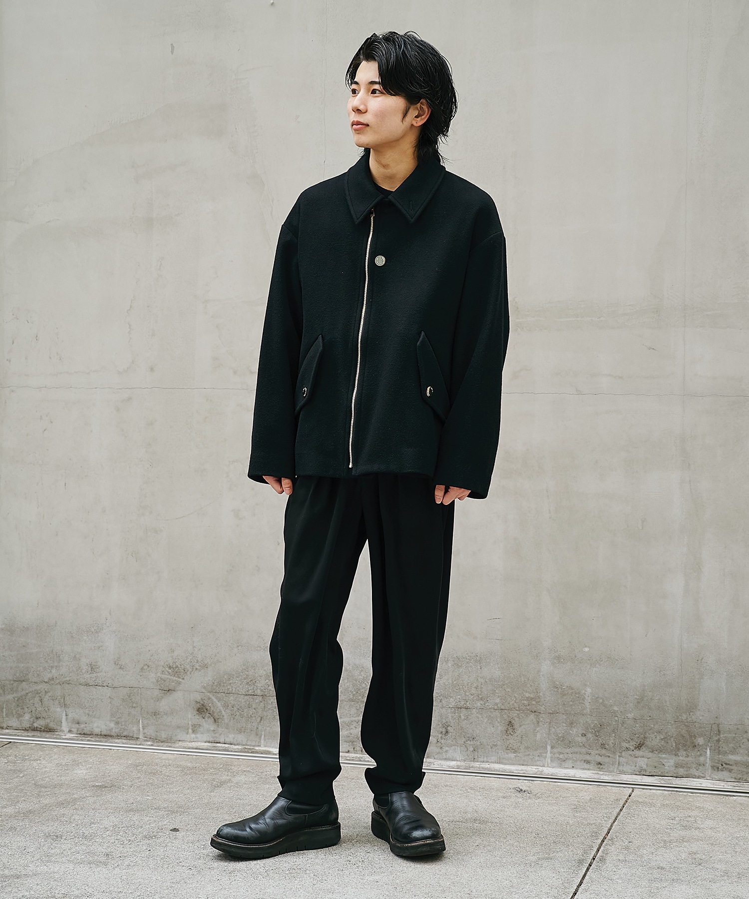 CULLNI | 別注 バルカラーショートコート