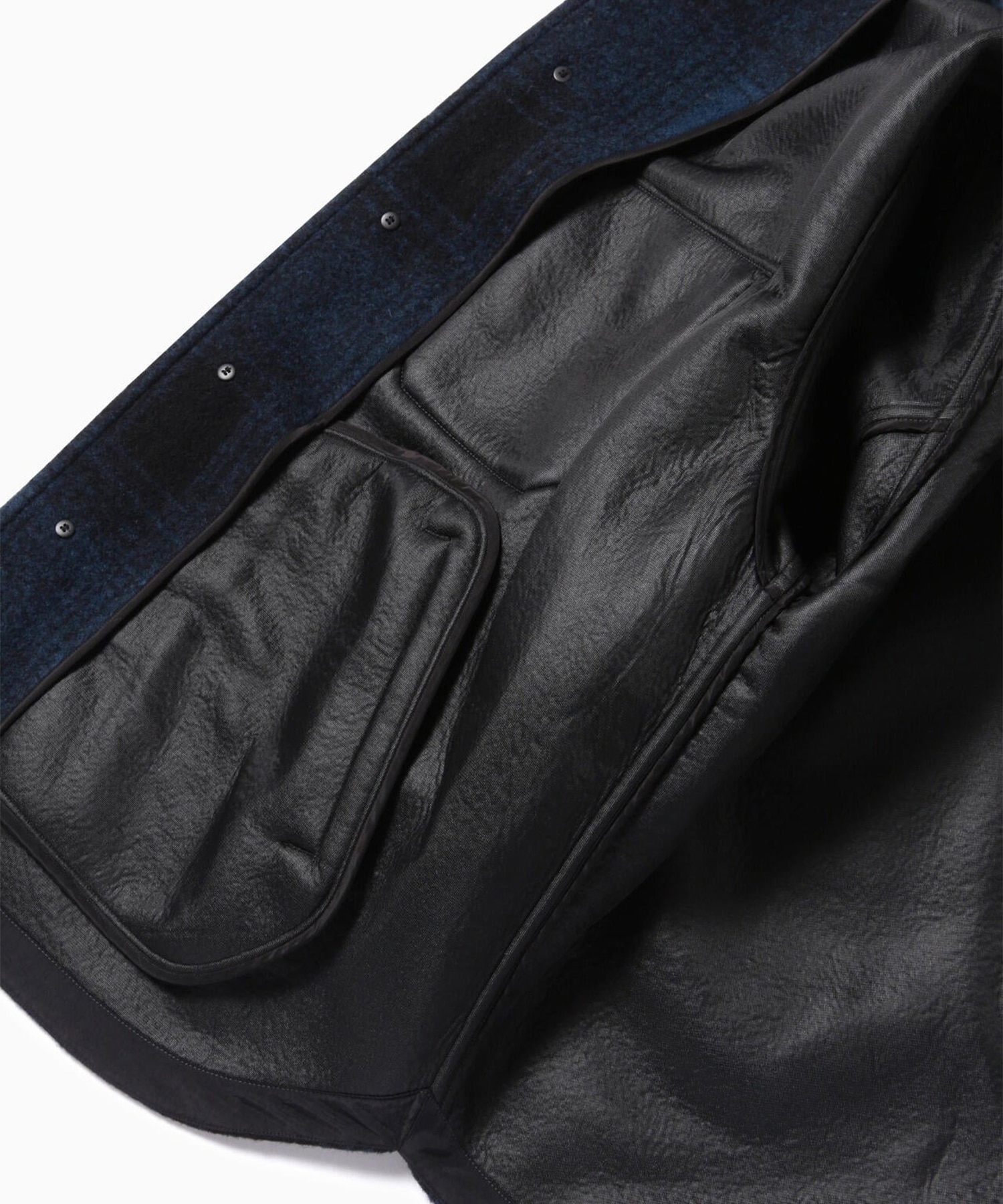 wool shaggy jacket long and wander