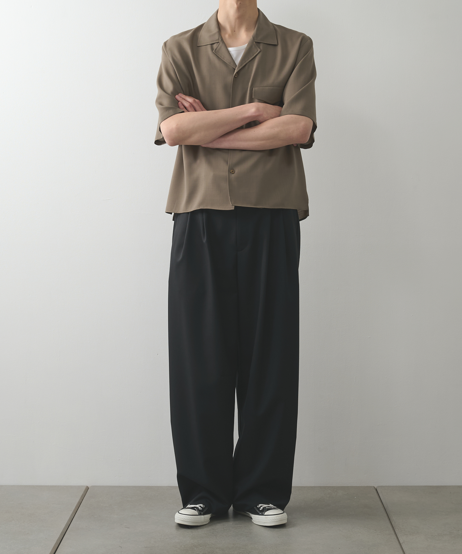 Extra Wool Open Shirts STUDIOUS