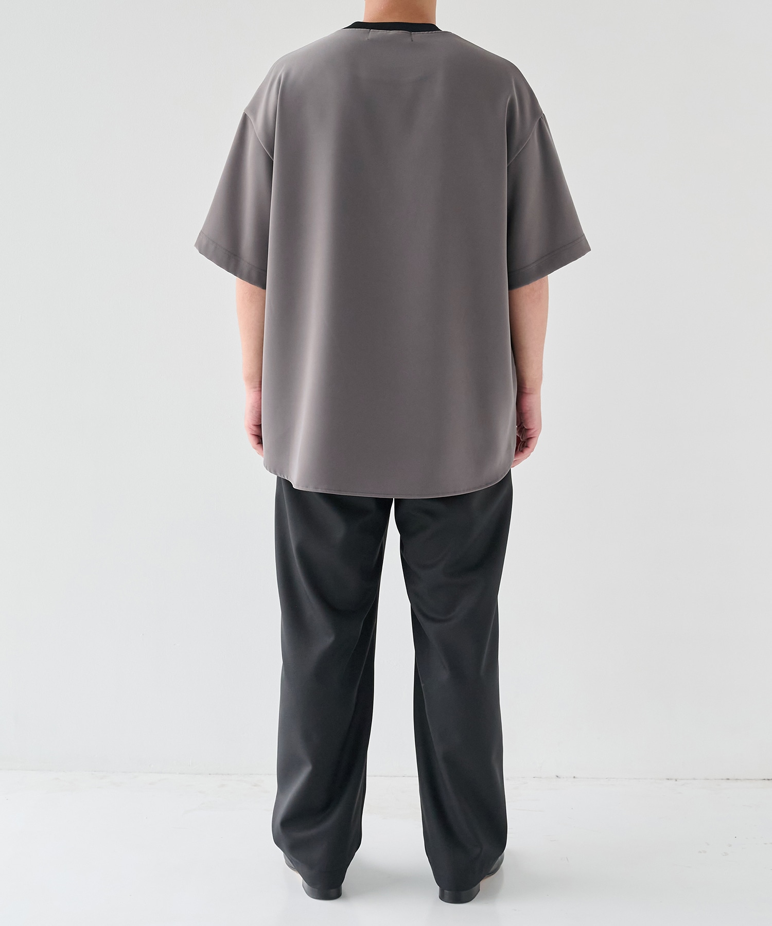 Dry Twill Button-Tab Pocket Short Sleeve Pullover CULLNI