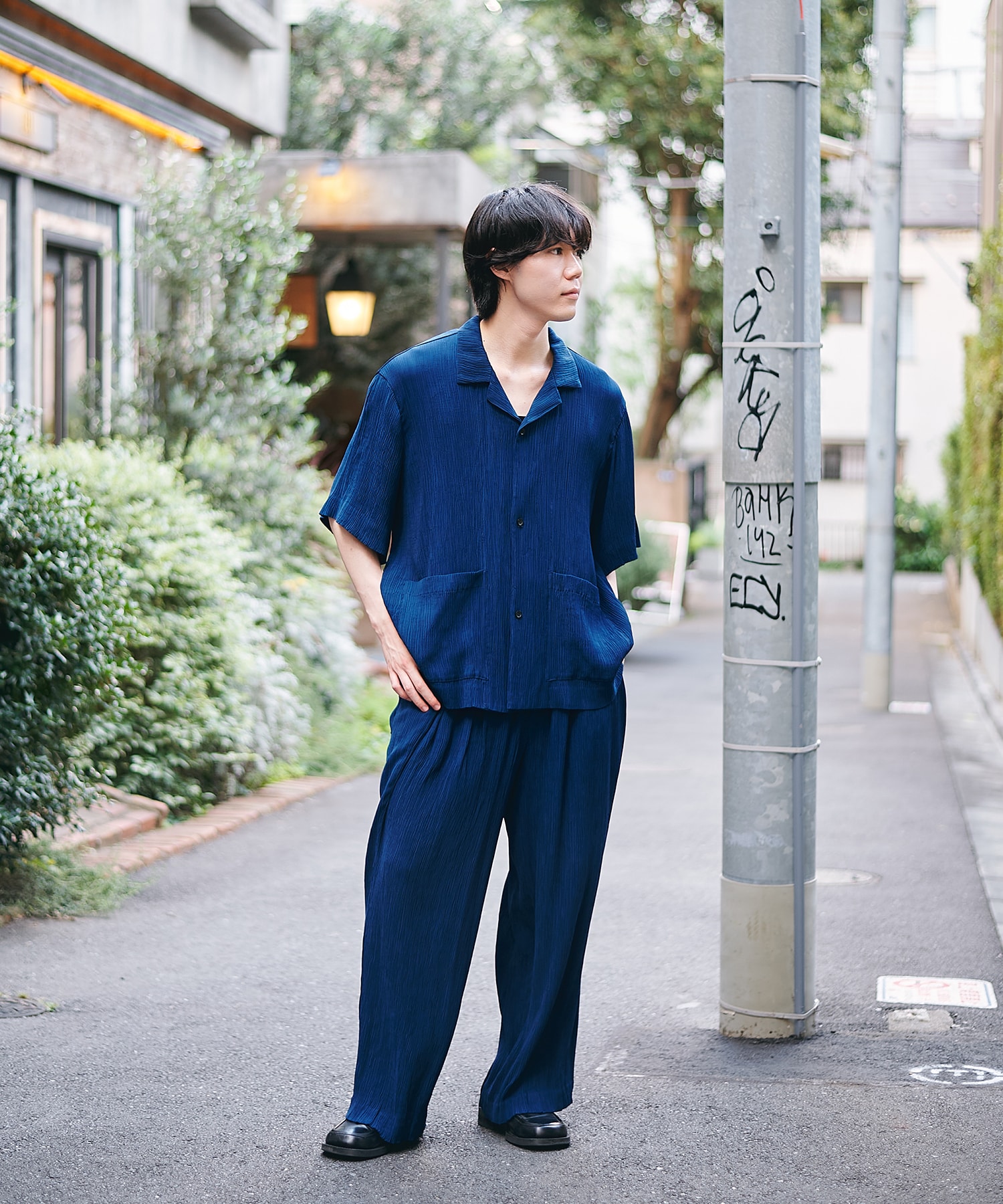 Silky Pleats Easy Pants STUDIOUS