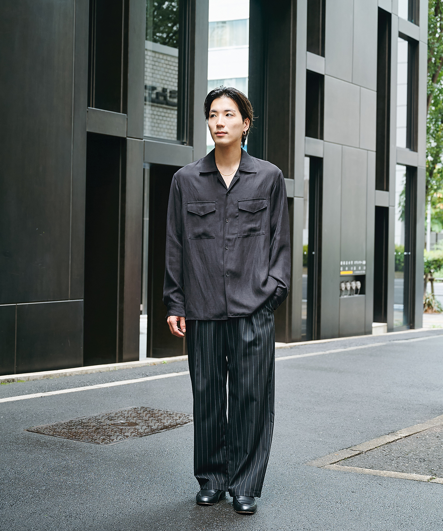 Noseason Linen Open Shirts STUDIOUS