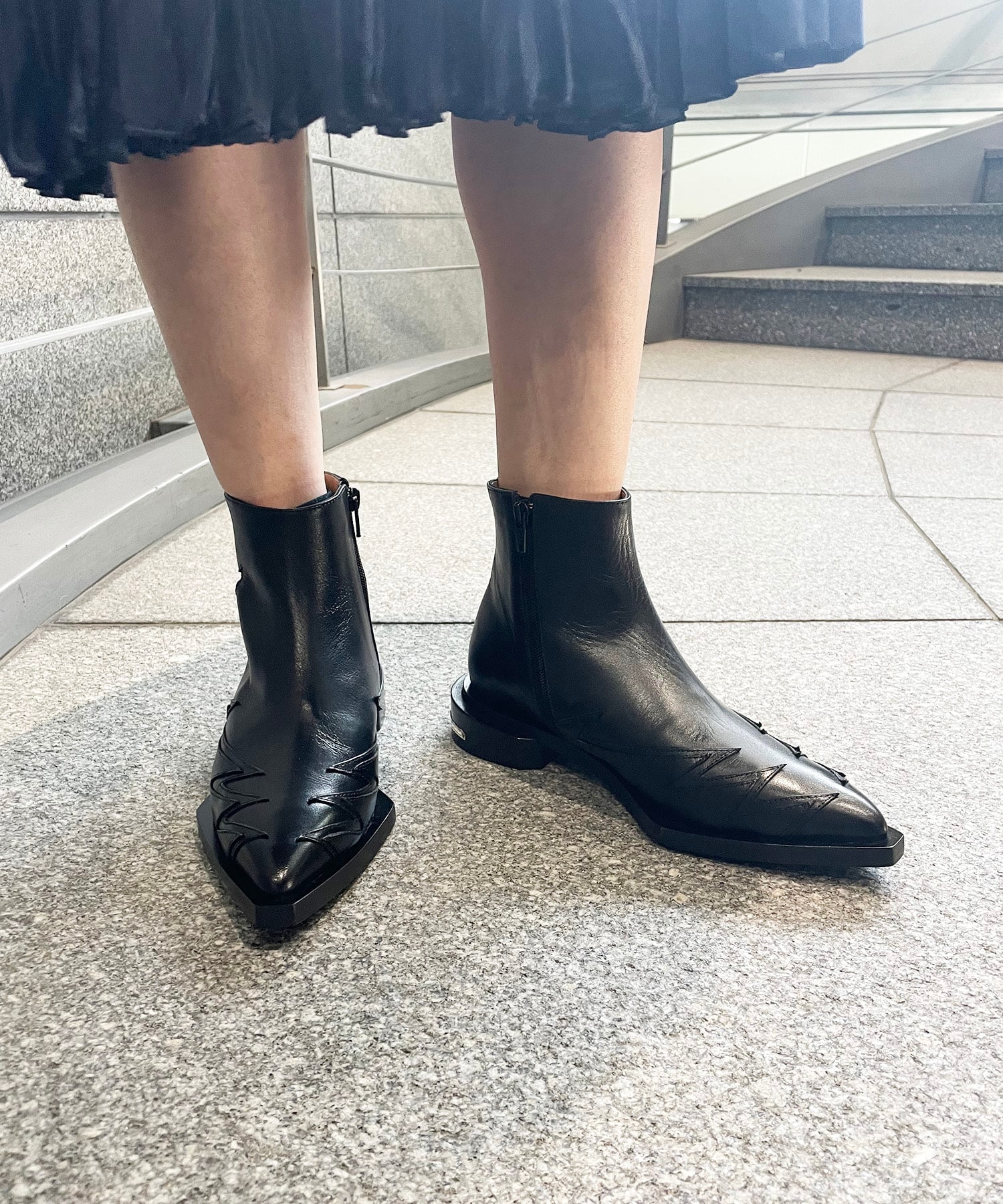 日本買付  PULLAショートブーツ TOGA ブーツ