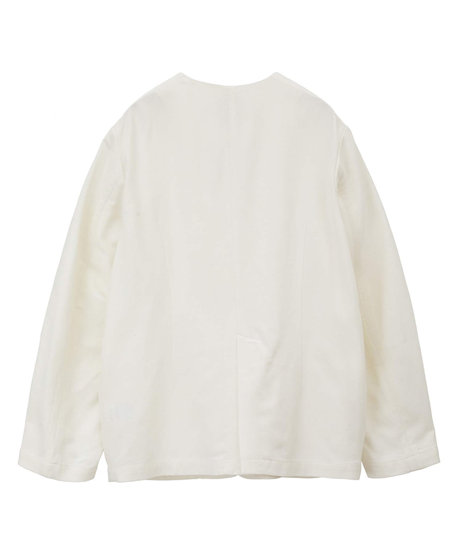 WIDE NO COLLER JACKET(1 WHITE): CLANE: WOMENS｜ STUDIOUS ONLINE