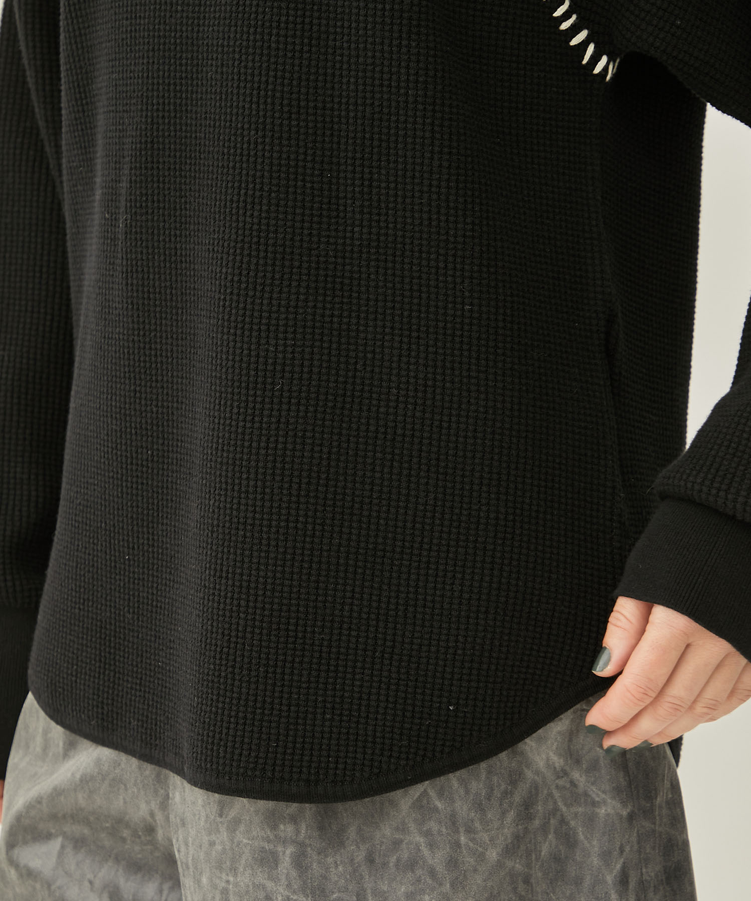 soduk (スドーク) thermal knit pullover - ニット/セーター