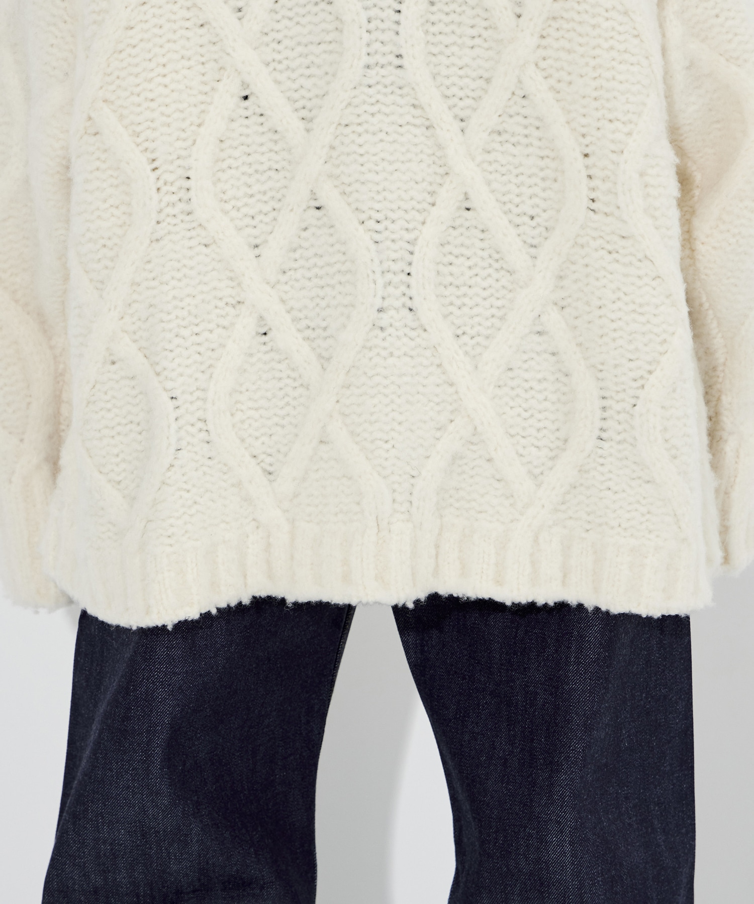 Shadow Cable Knit Top STUDIOUS