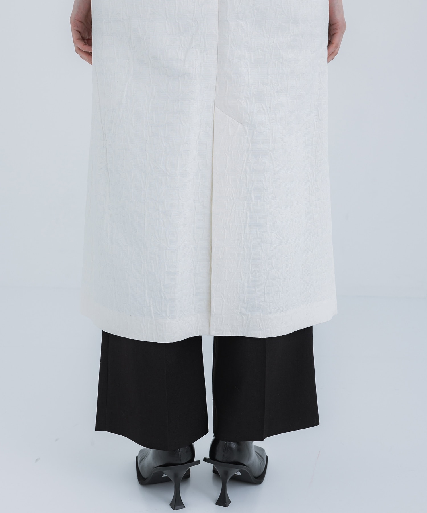 Unlevel Dyeing Sleeveless Jacket Mame Kurogouchi