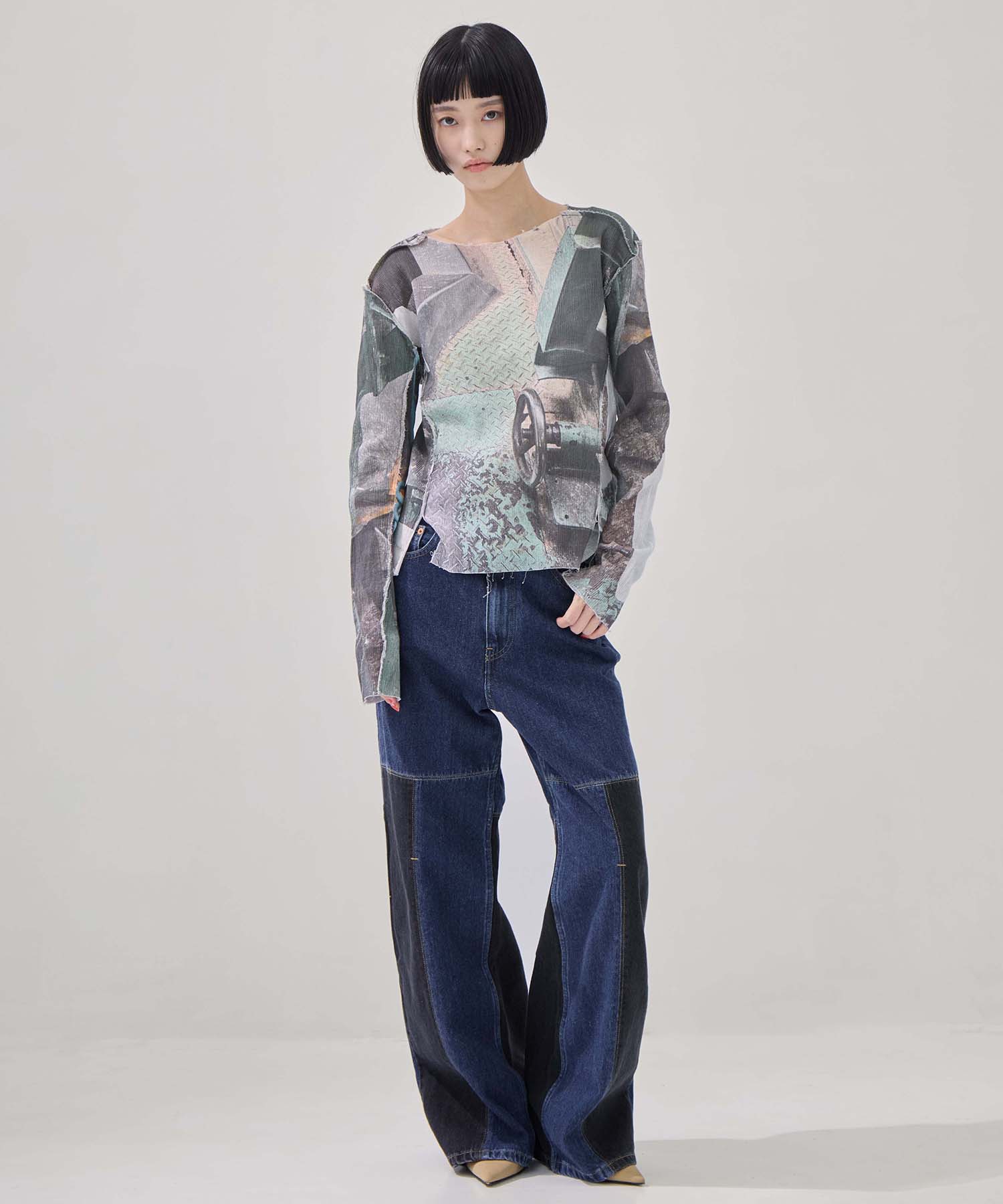 PANELLED JEANS kotohayokozawa