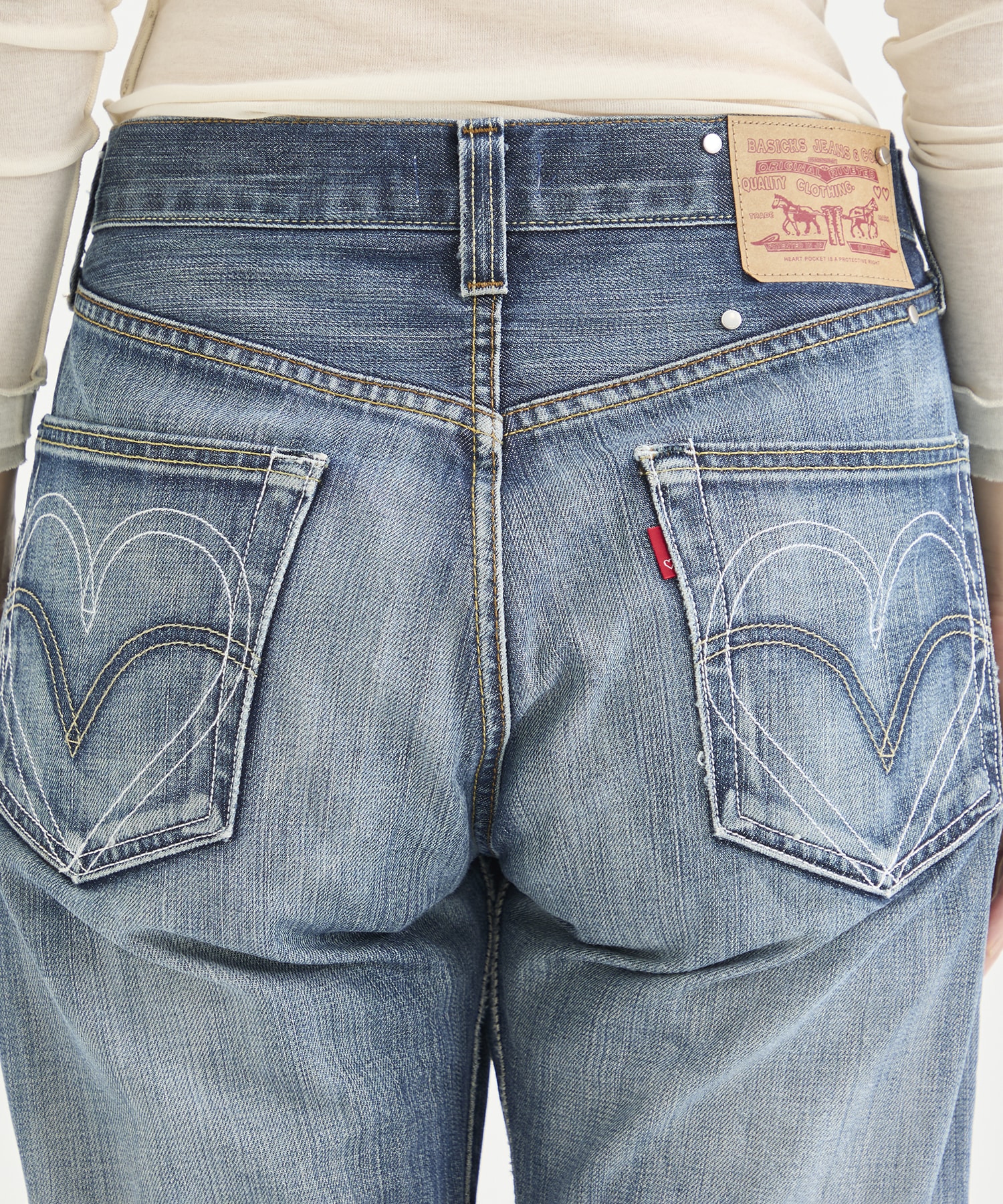 Vintage Levis Heart Pocket Damage Denim BASICKS