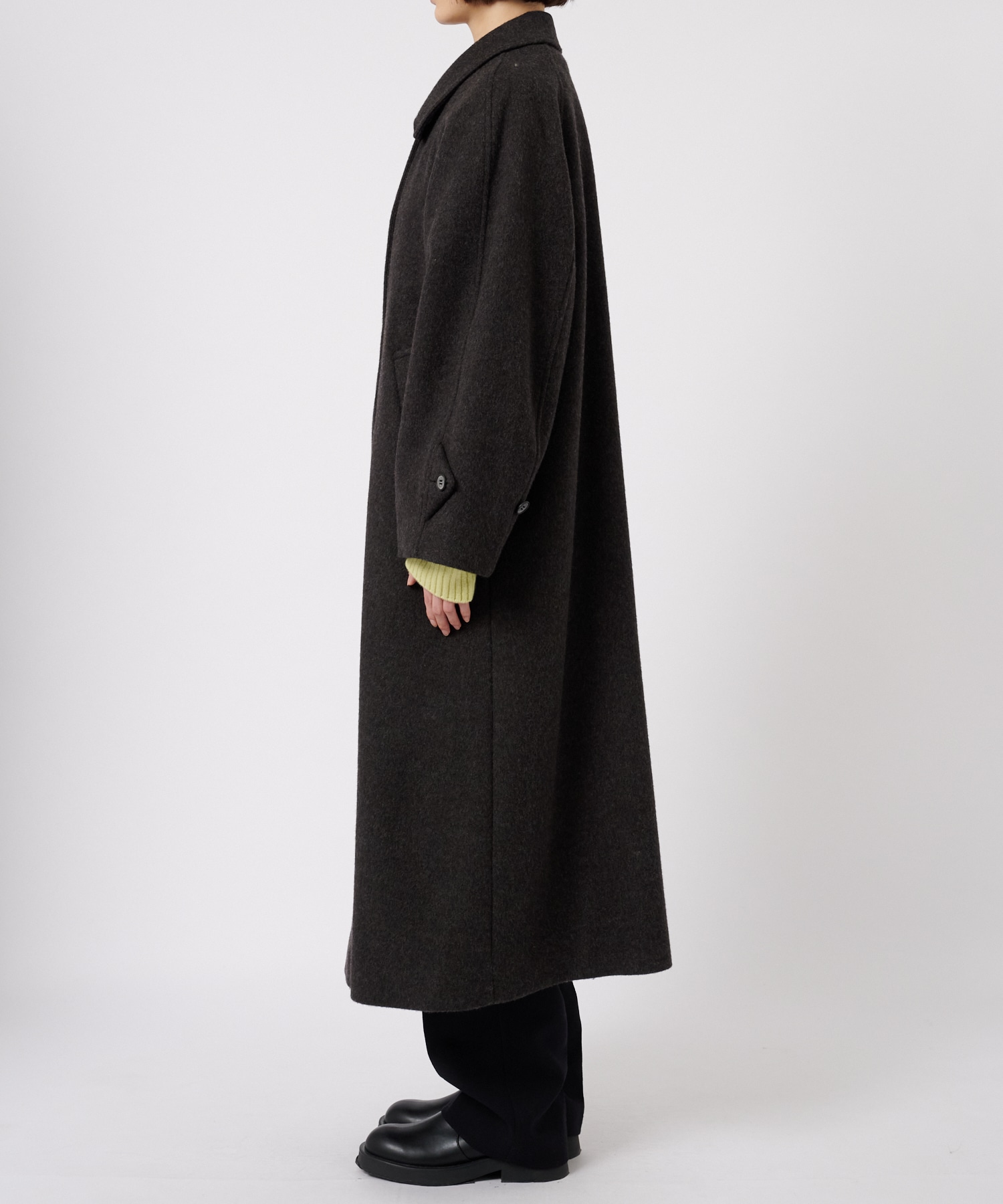 Stand Collar Wool Coat STUDIOUS