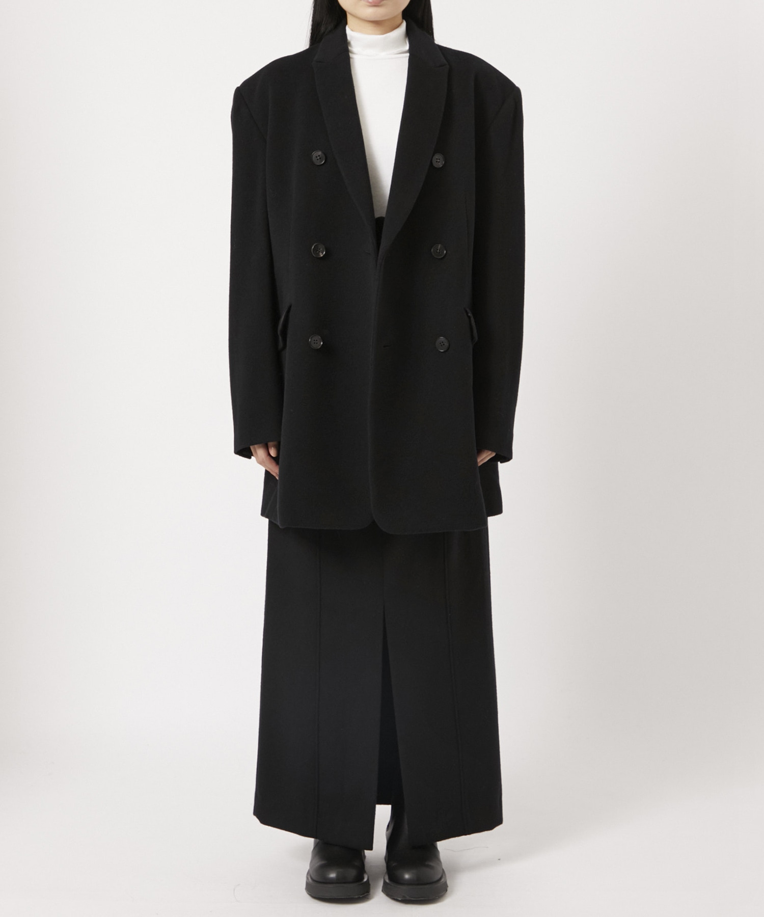 RECYCLED WOOL DOUBLE COAT KAYLE