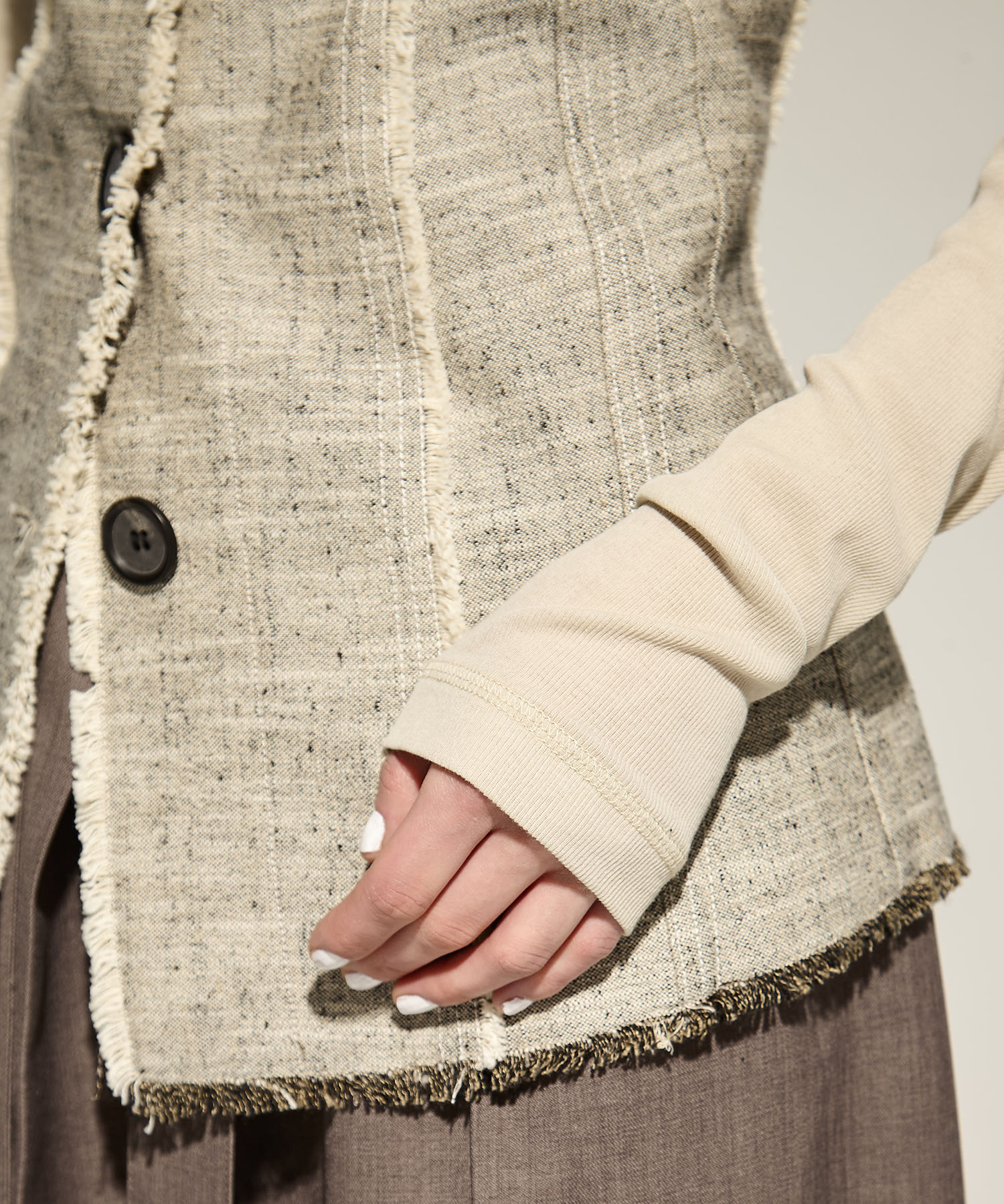 Silk Nep Bustier Combi Top STUDIOUS