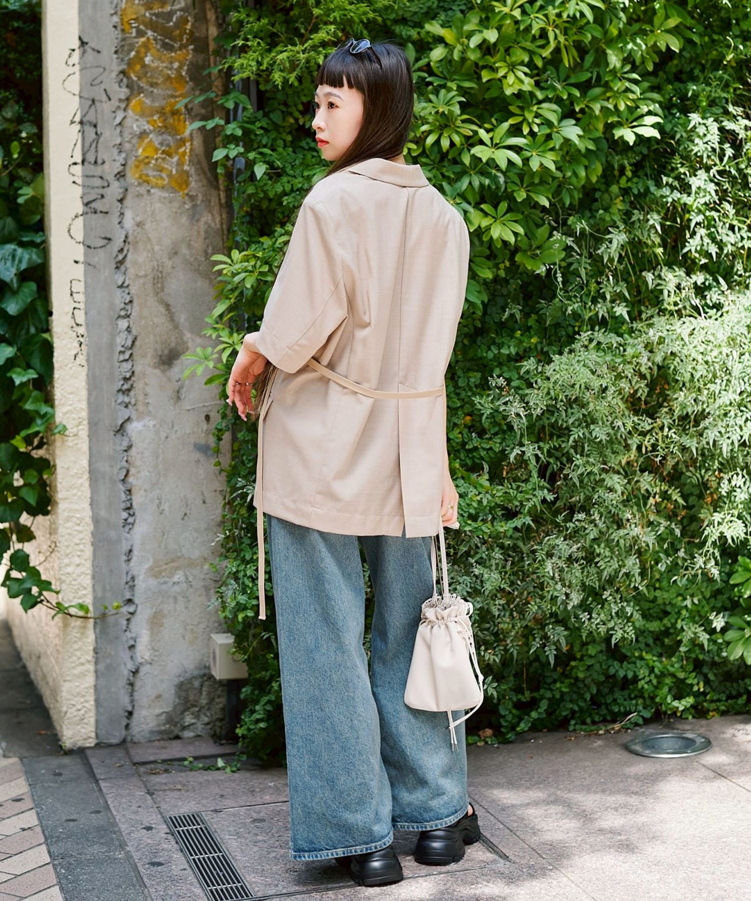 Side Folded Jeans STUDIOUS
