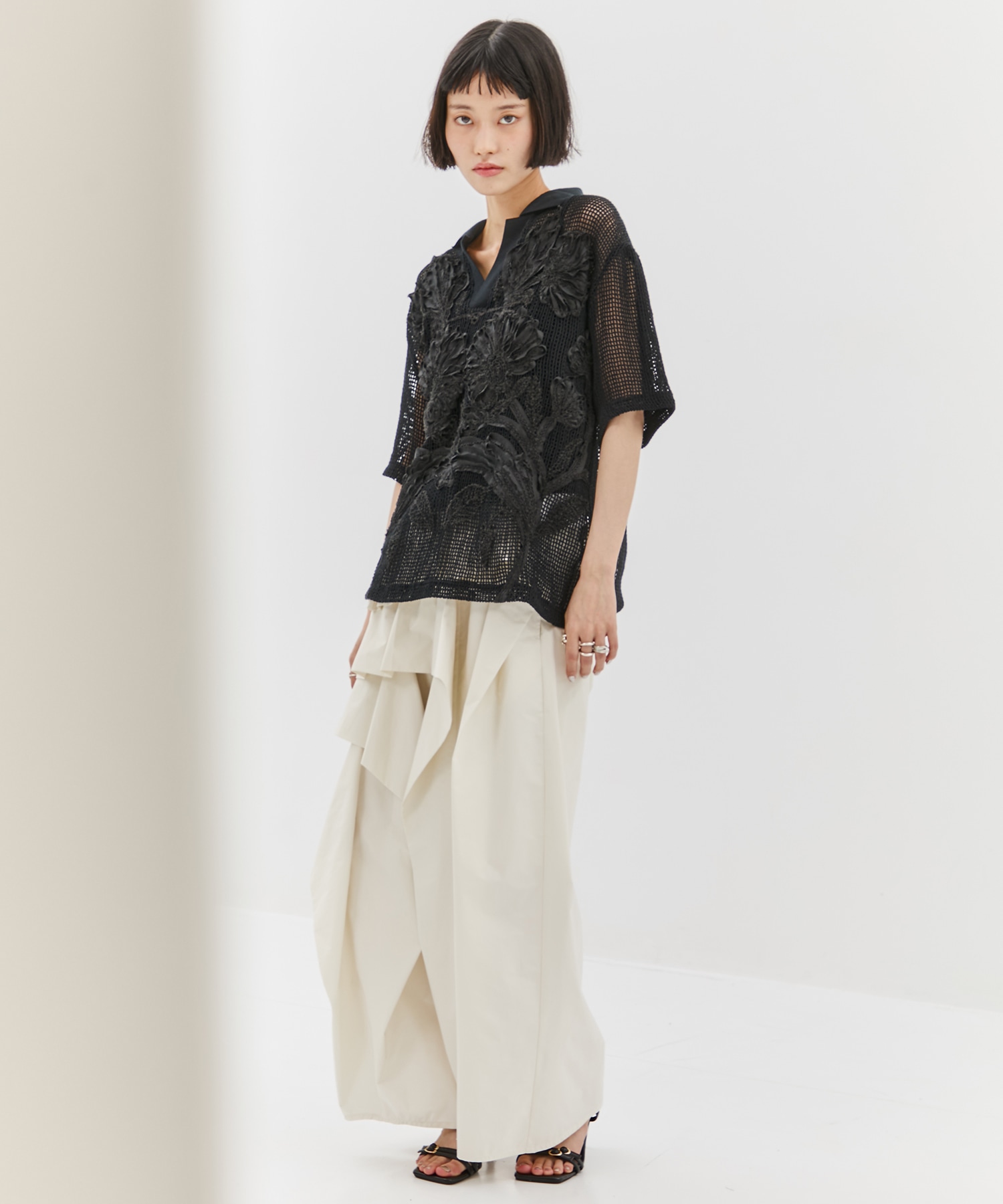別注 RUFFLE PANTS TAAKK