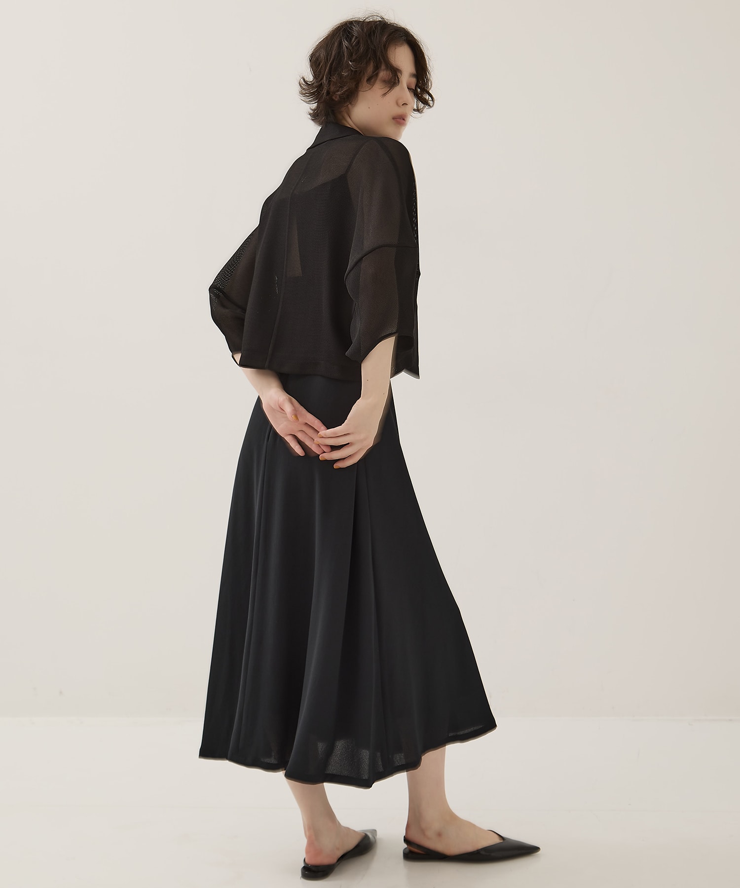 別注MESH LANTERN JACKET CLANE
