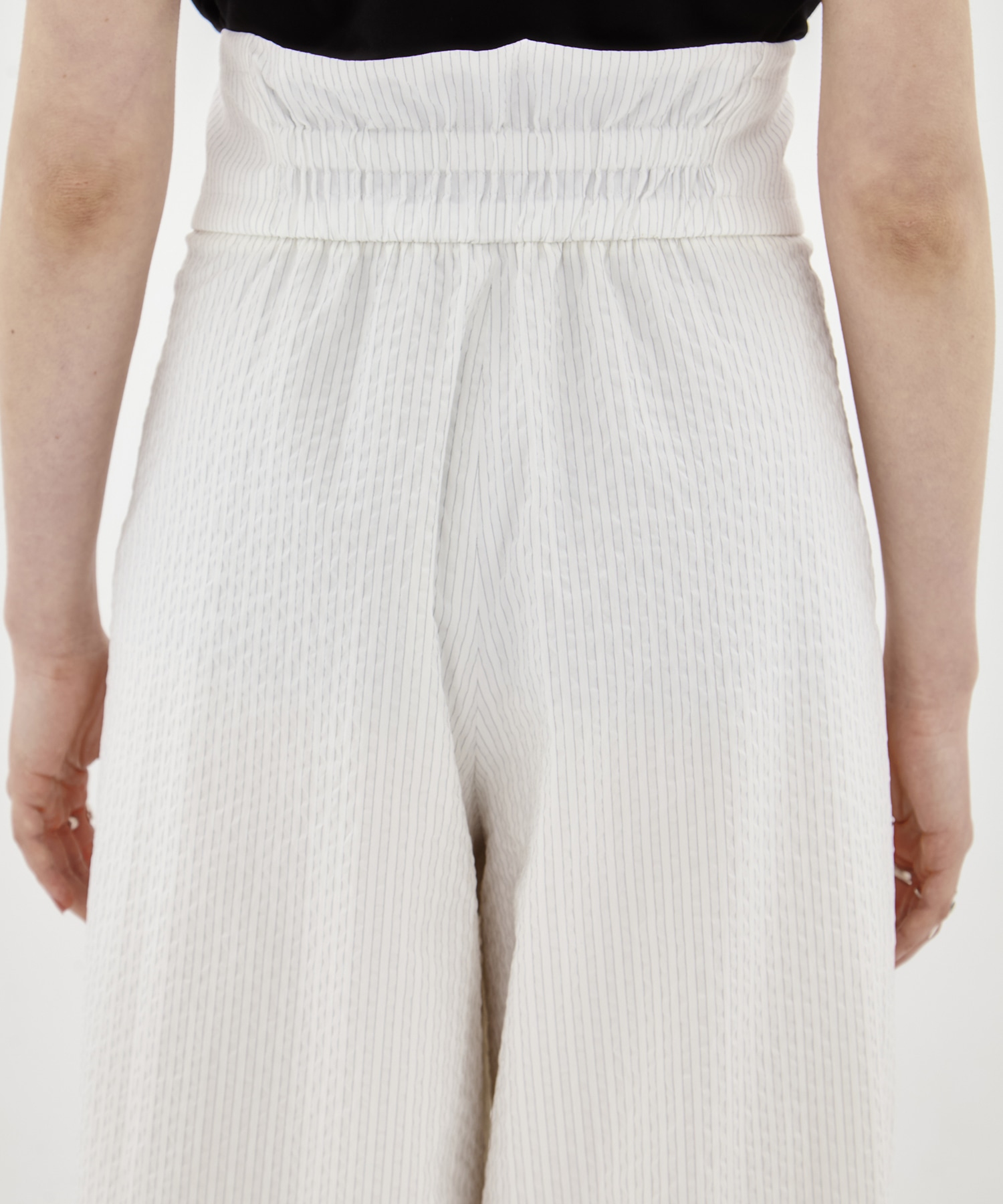 Seersucker Flare Pants STUDIOUS
