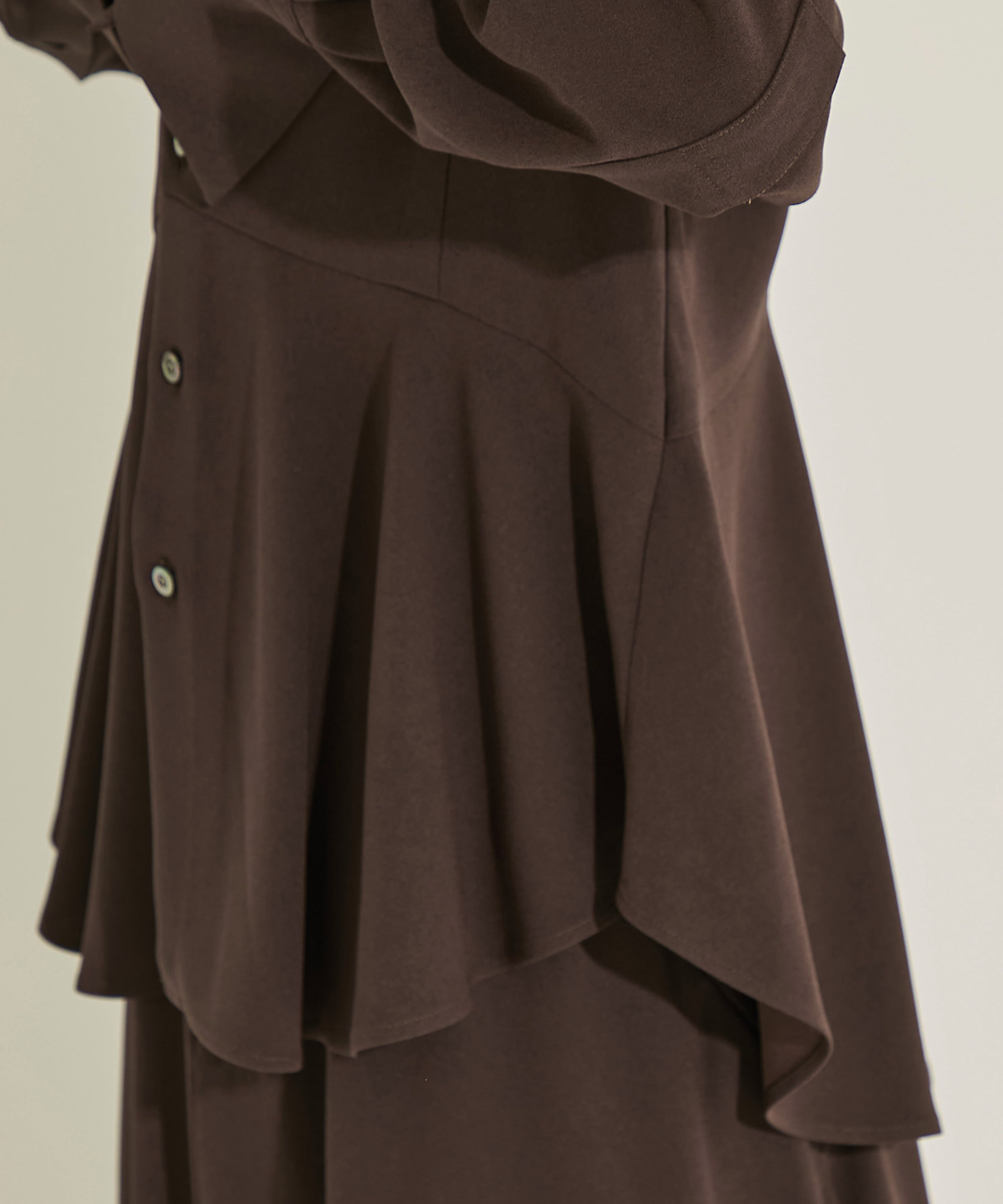 Peplum Hem Shirt UJOH