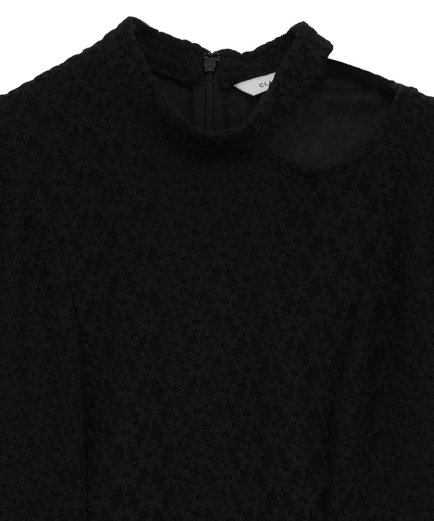 3D FLOWER LACE SLASH NECK ONEPIECE CLANE