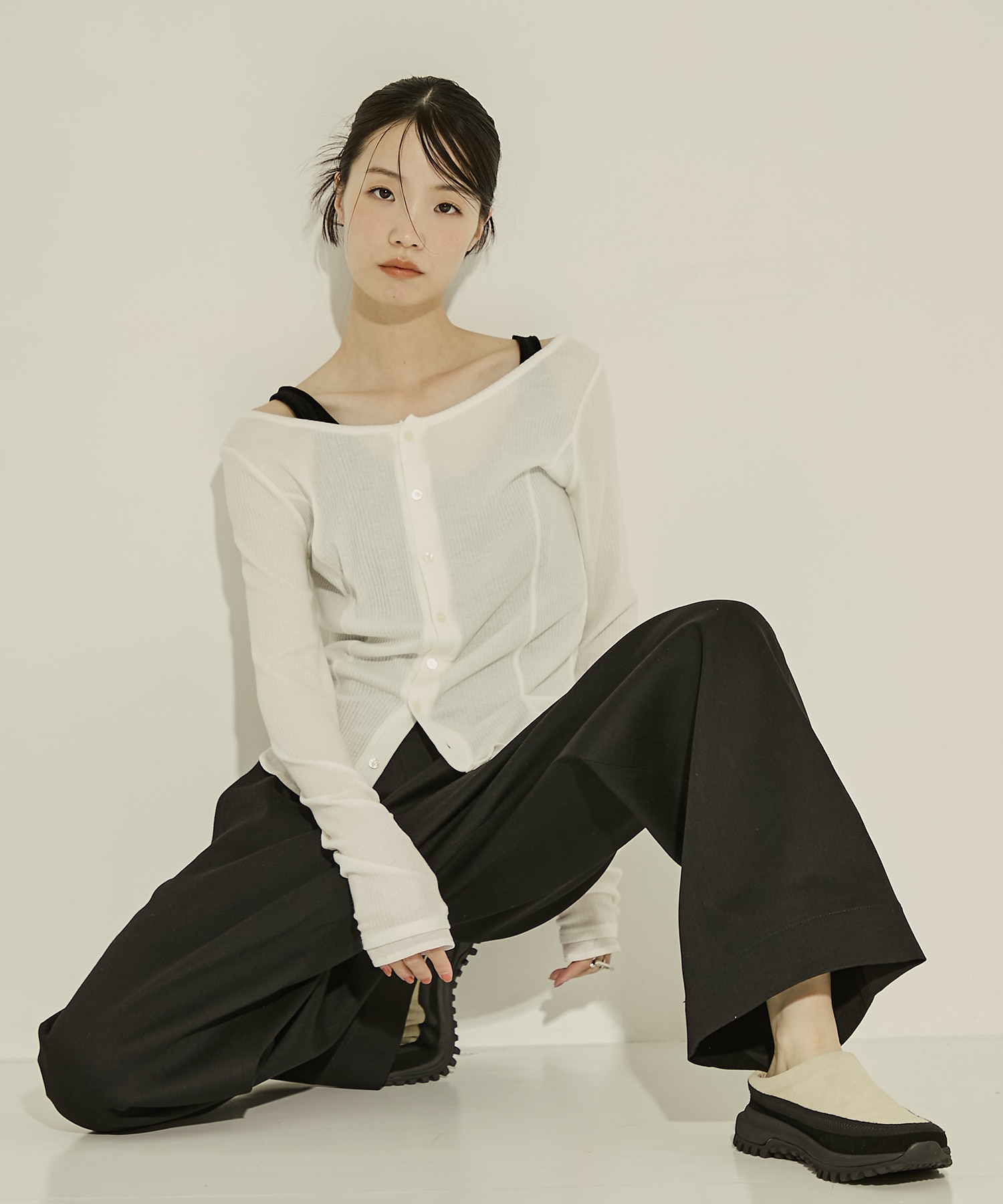 Cashmere Silk Long Tee STUDIOUS