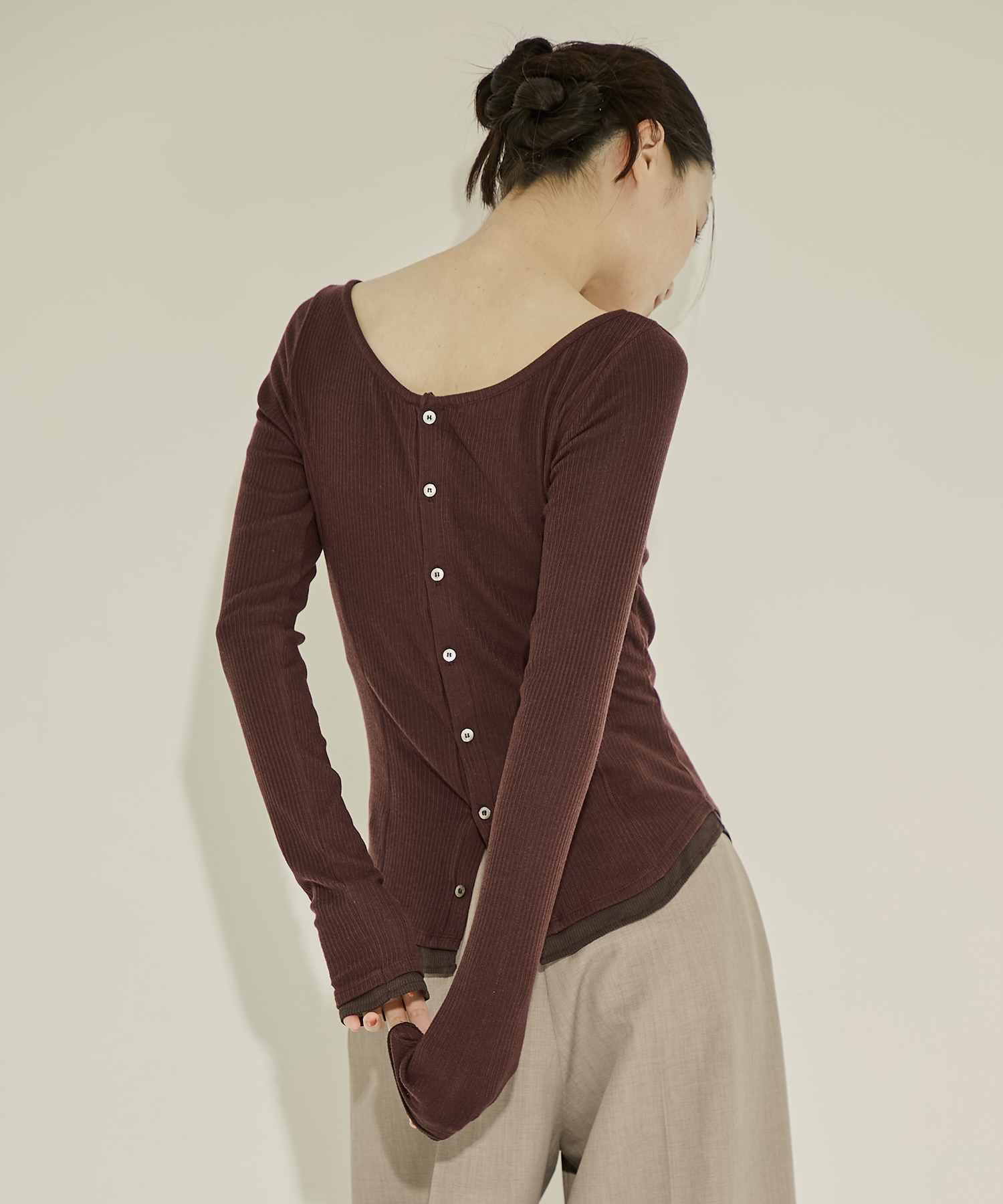 Cashmere Silk Long Tee STUDIOUS