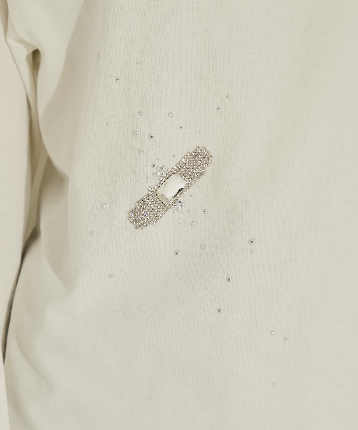 今季　Bijou Aid T-shirt White Bijou Aid long sleeve T-shirt White(2 WHITE): tanakadaisuke