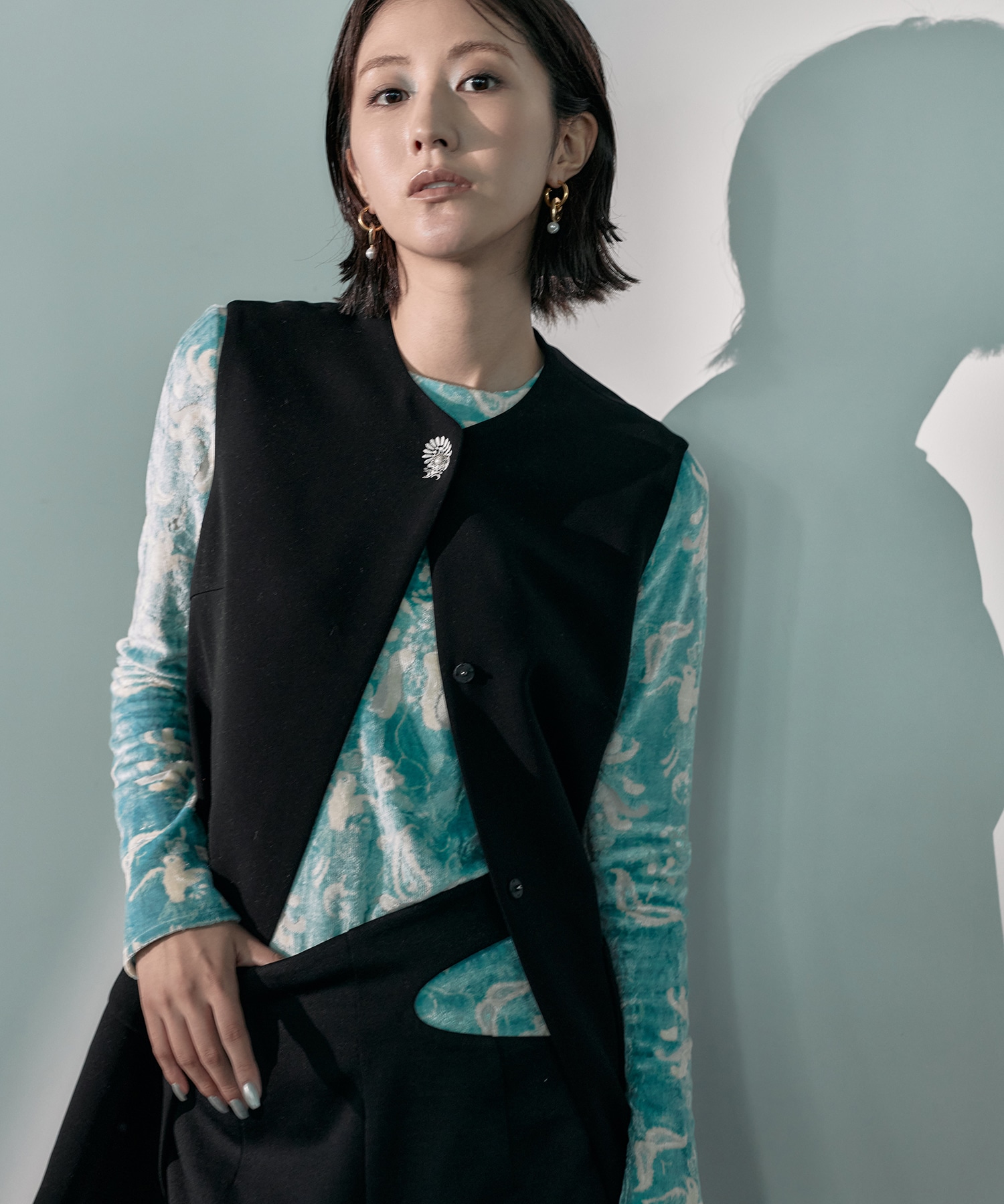 別注 Velour Jersey Top Mame Kurogouchi