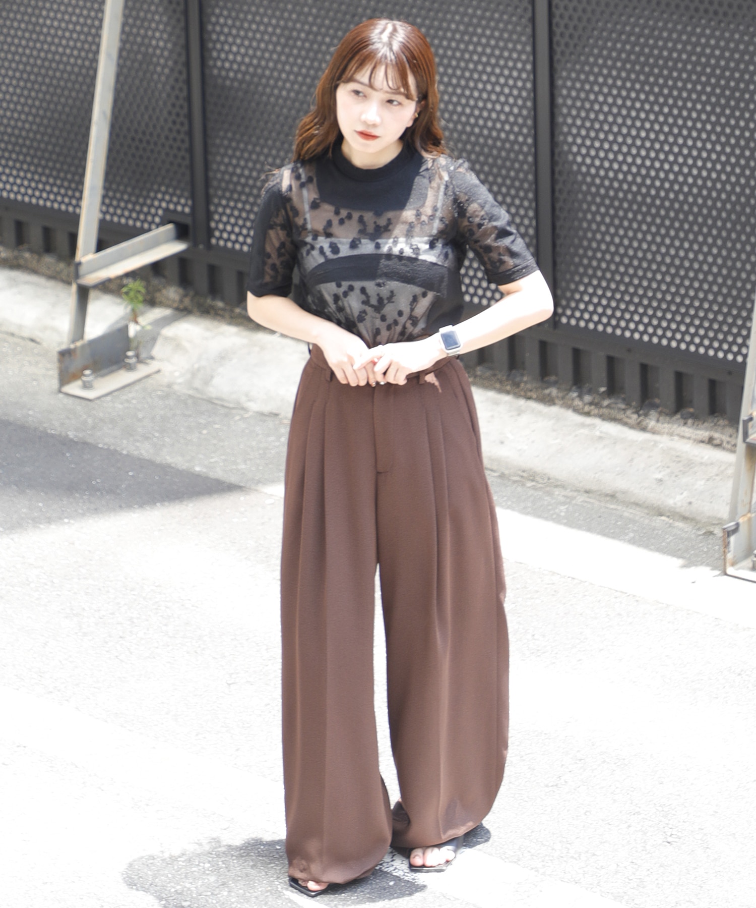 Knitted Crew Neck Top Mame Kurogouchi