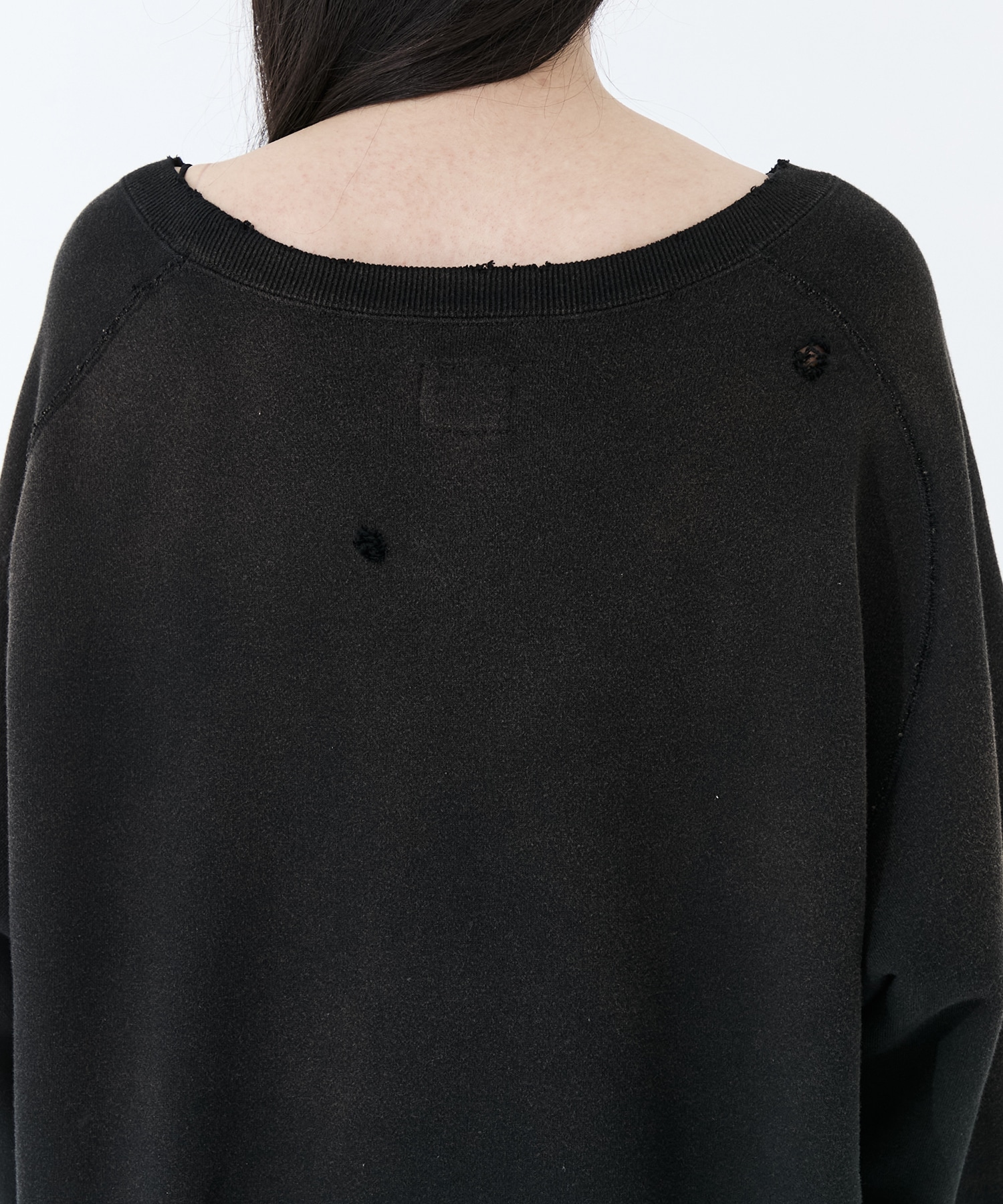Deconstructed Sweat Shirt  Cotton French Terry Needles