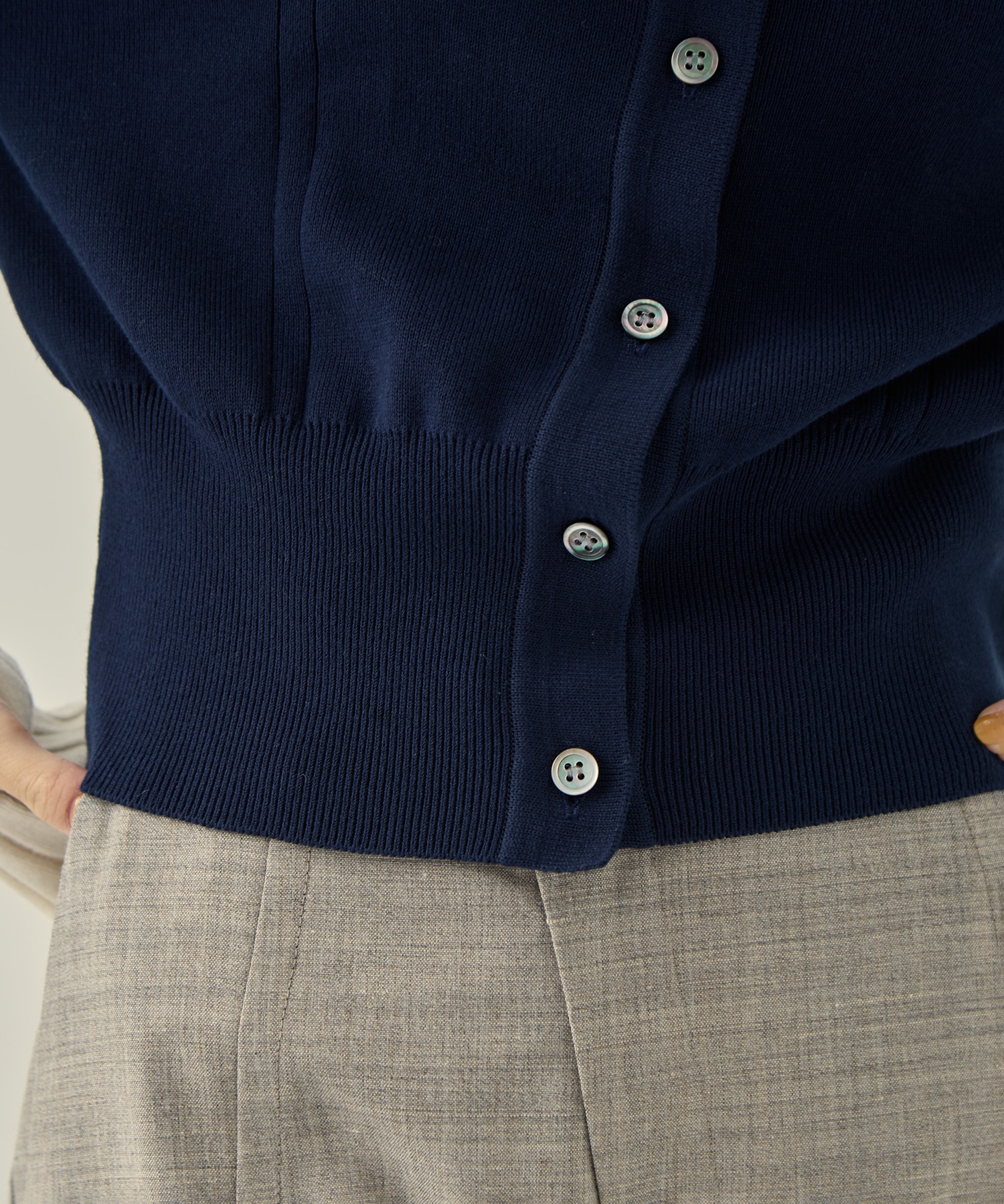 POCKET KNIT CARDIGAN STUDIOUS