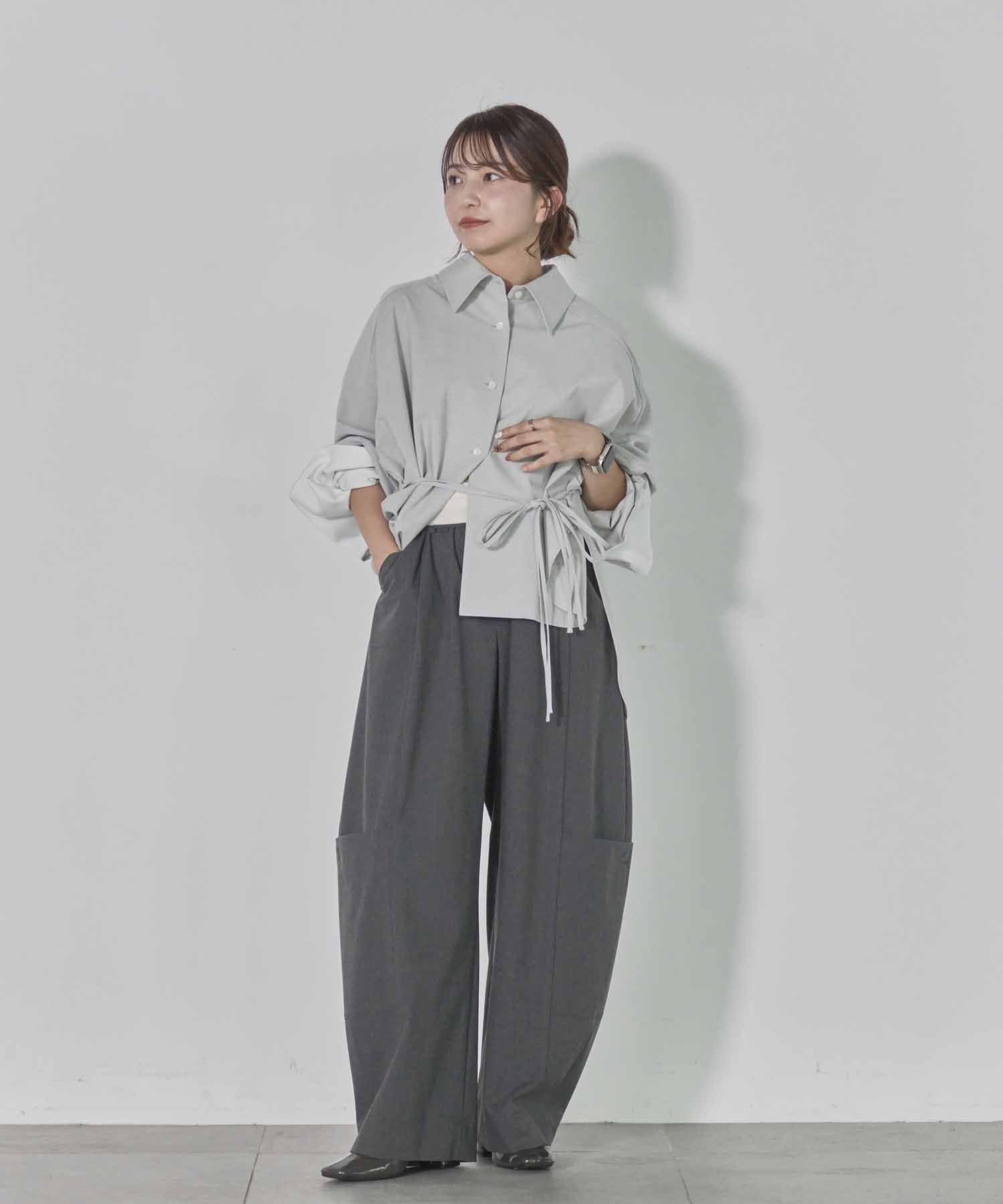 Soft Barrel Leg Cargo Trousers STUDIOUS