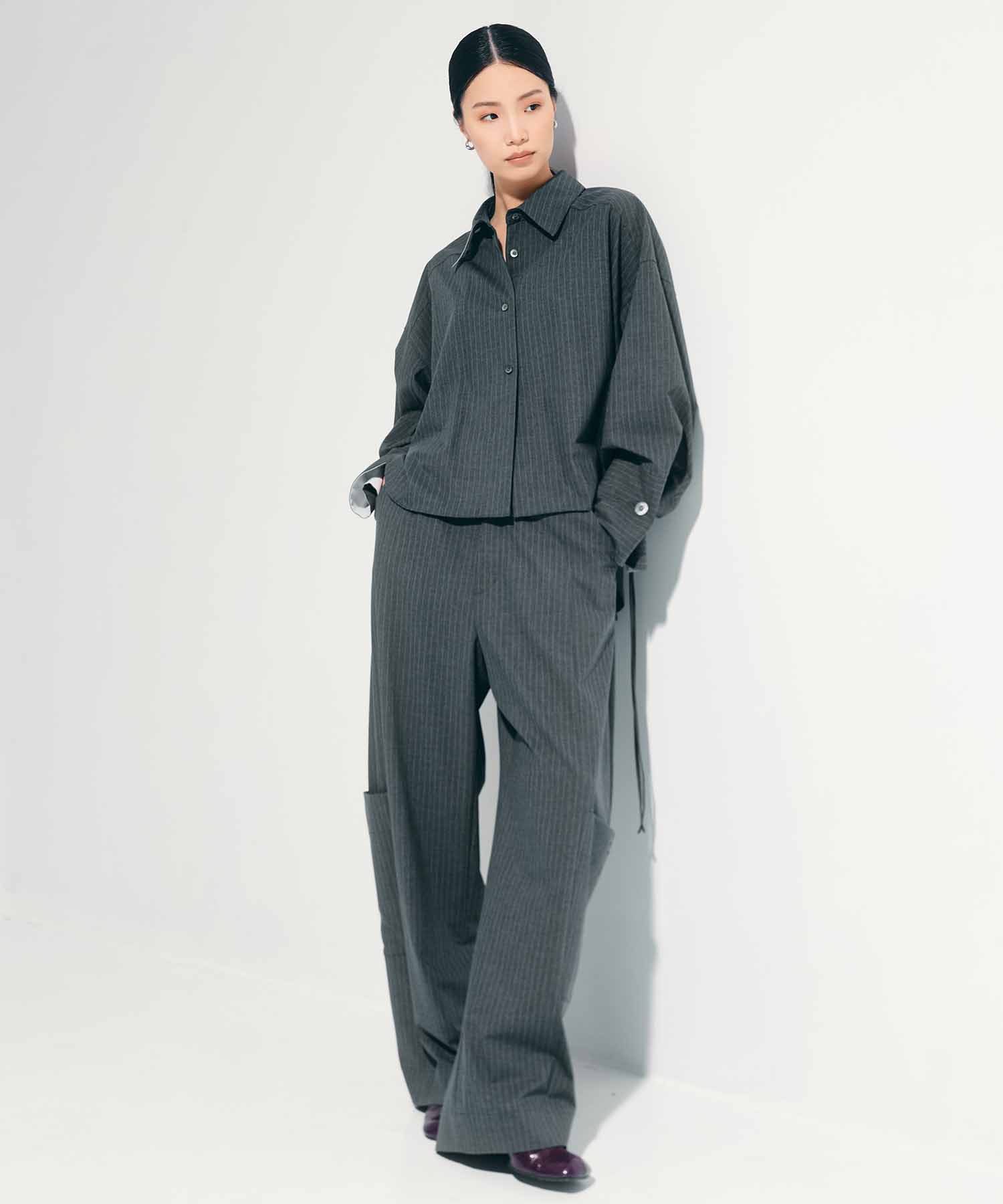 Soft Barrel Leg Cargo Trousers STUDIOUS