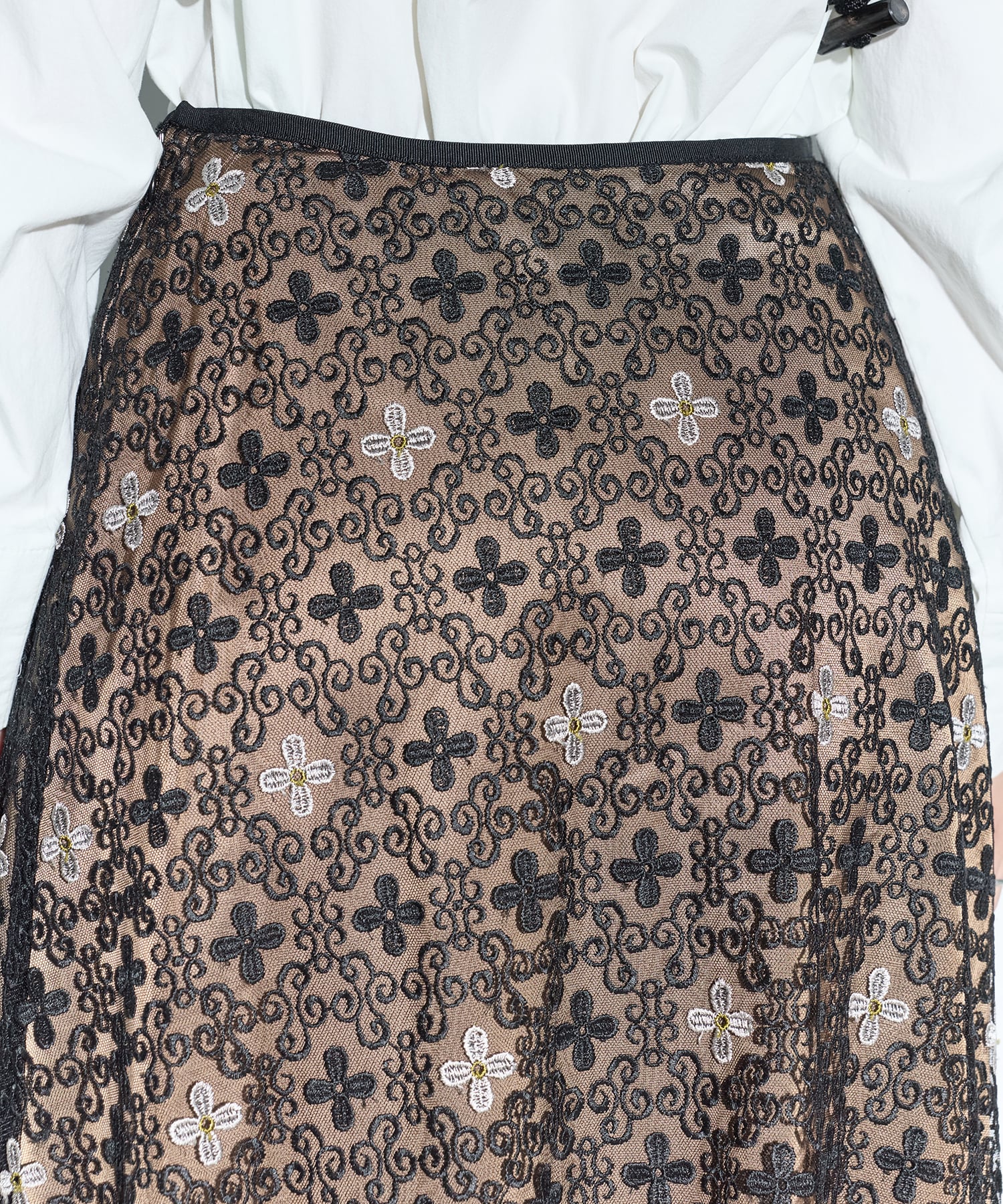 Everlasting embroidery lace skirt MURRAL