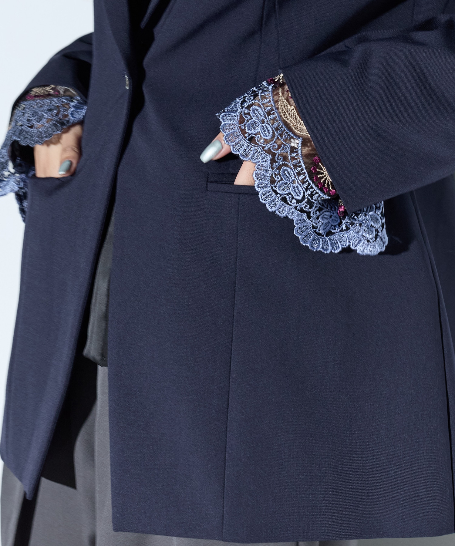 Slit sleeve lace jacket MURRAL