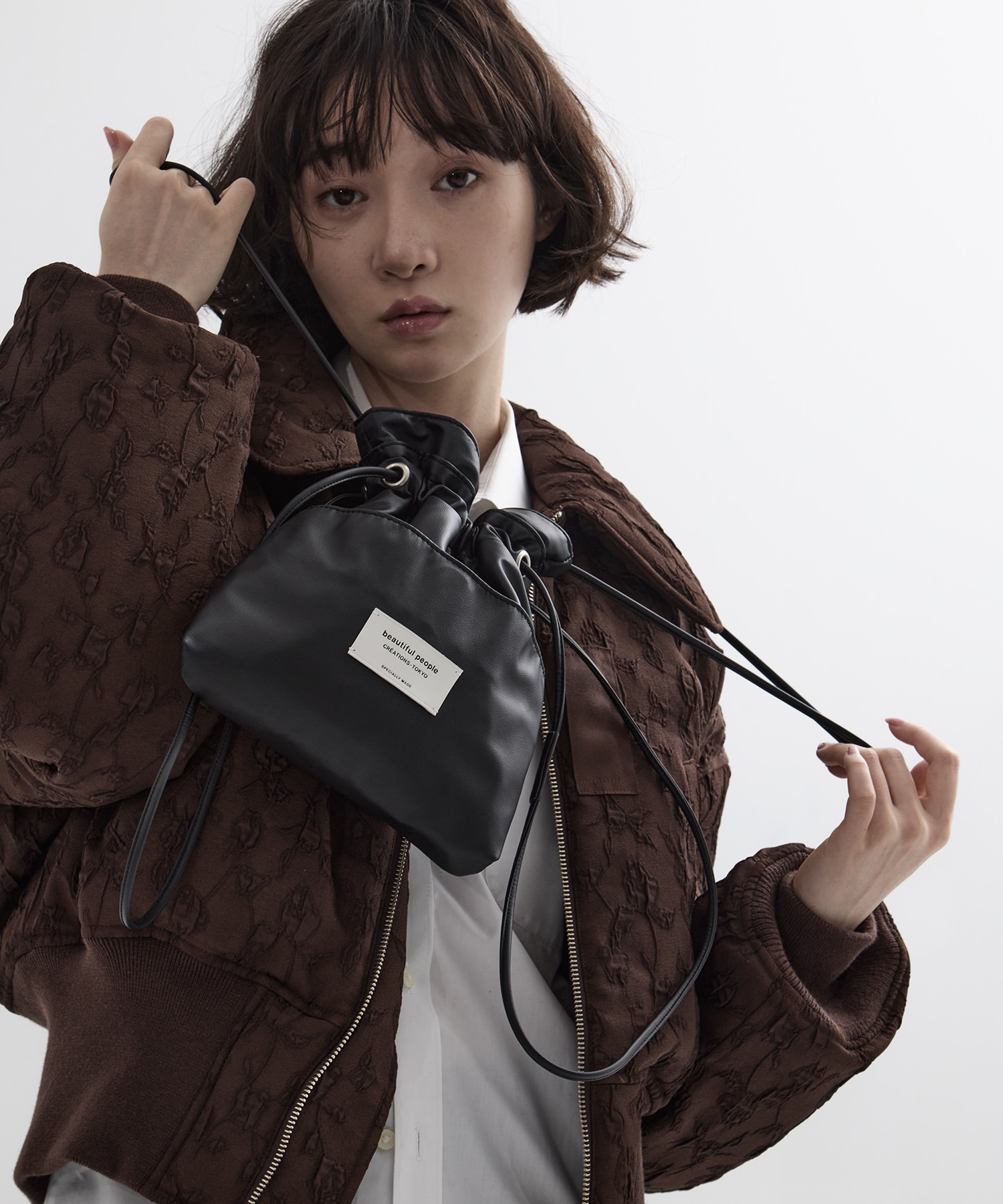 別注2wayショルダー巾着バッグ beautiful people