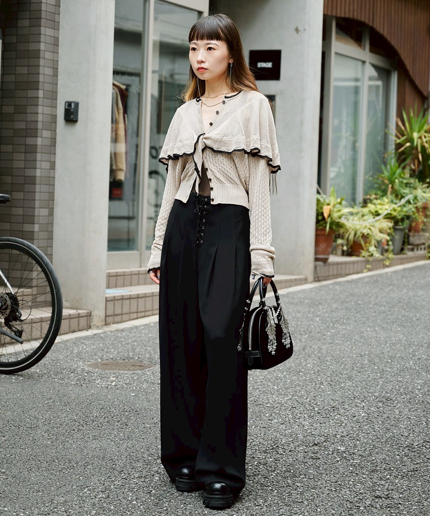 wing bijou hand bag tanakadaisuke