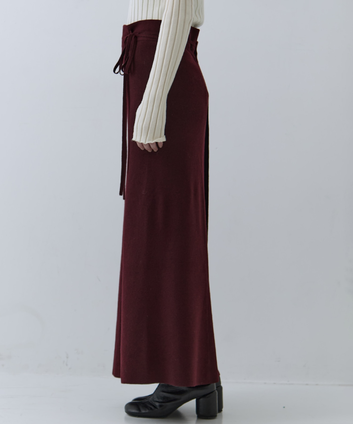 UND JACKET WINDING SKIRT KNIT SET DRESS AMERI